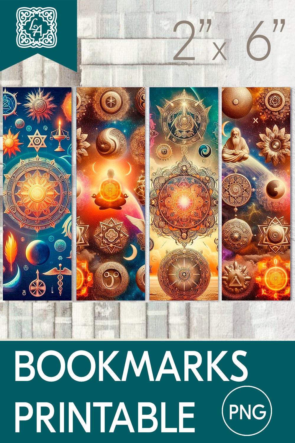 Scientology Bookmark Esoteric Printable Bookmark 4 PNG