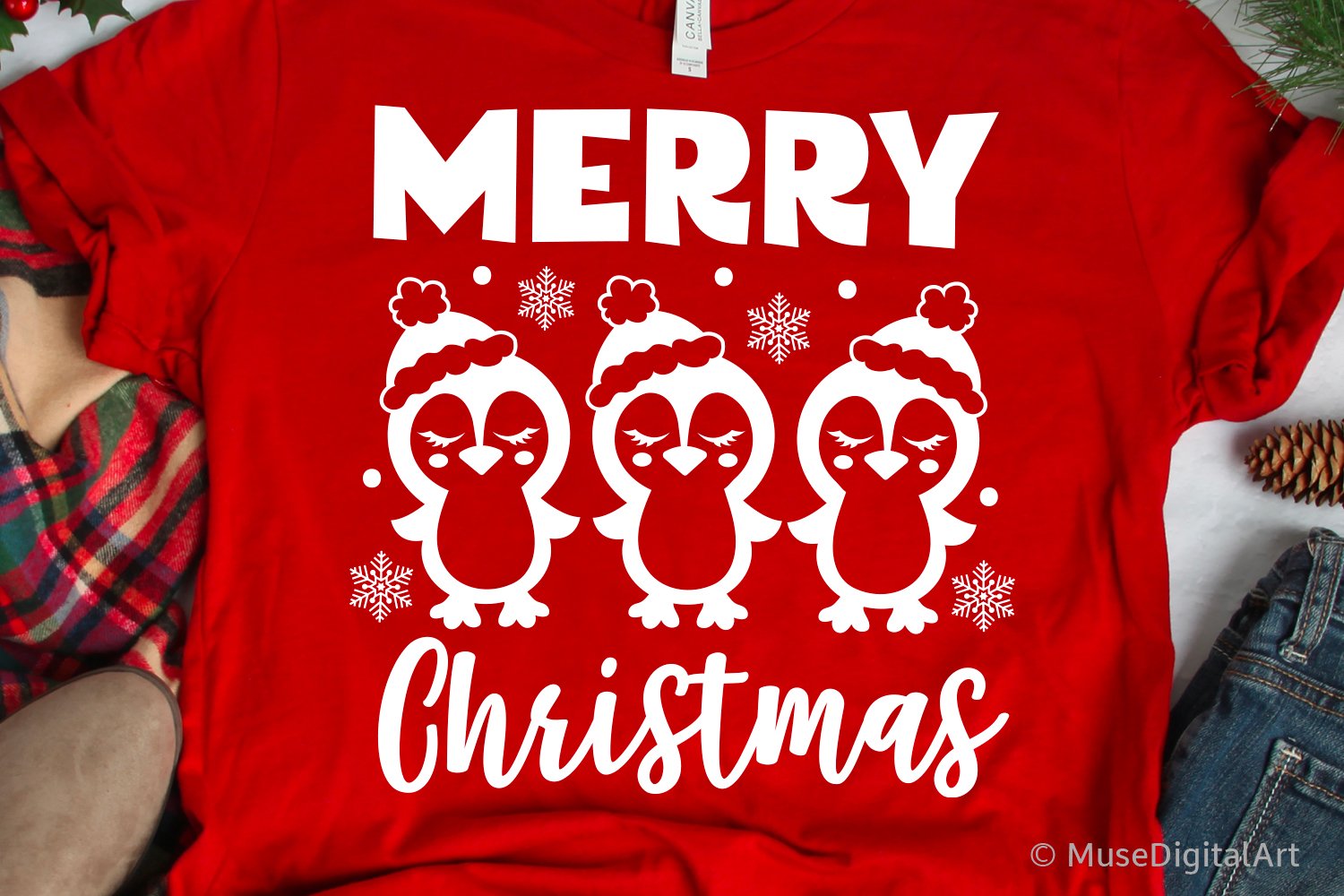 Merry Christmas Svg, Kids Christmas Shirt, Christmas Penguin