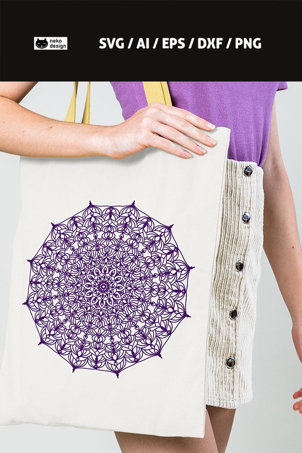 Mandala Vector Design SVG Cut File (682991)