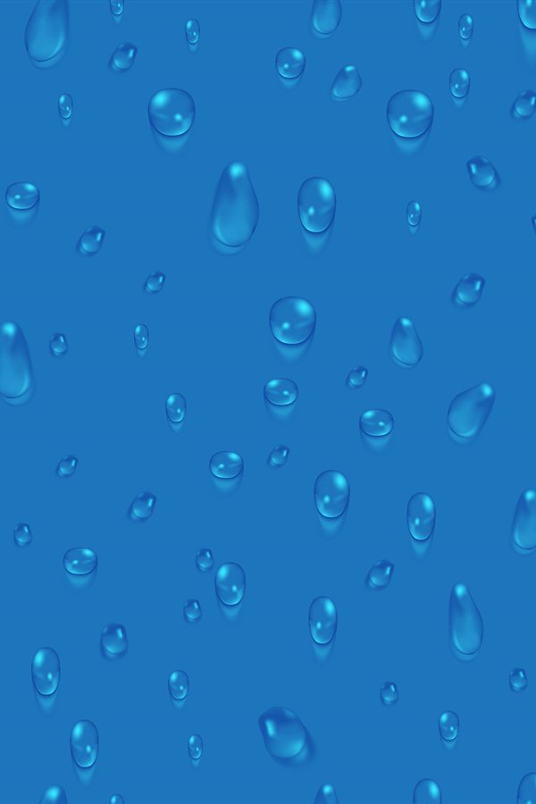 Transparent water drops vector seamless pattern (790864)