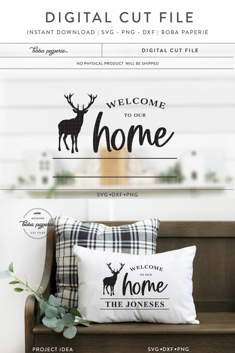 welcome to our home svg | Family Name sign cut file