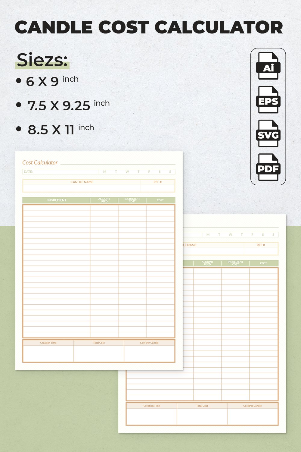 Candle Cost Calculator (2188328)