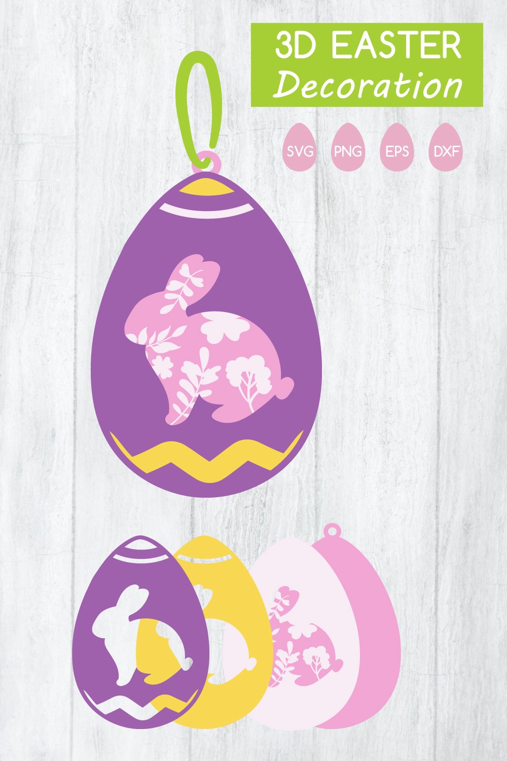 3D Easter Egg Svg | Easter Paper Cut | Layered svg | Easter