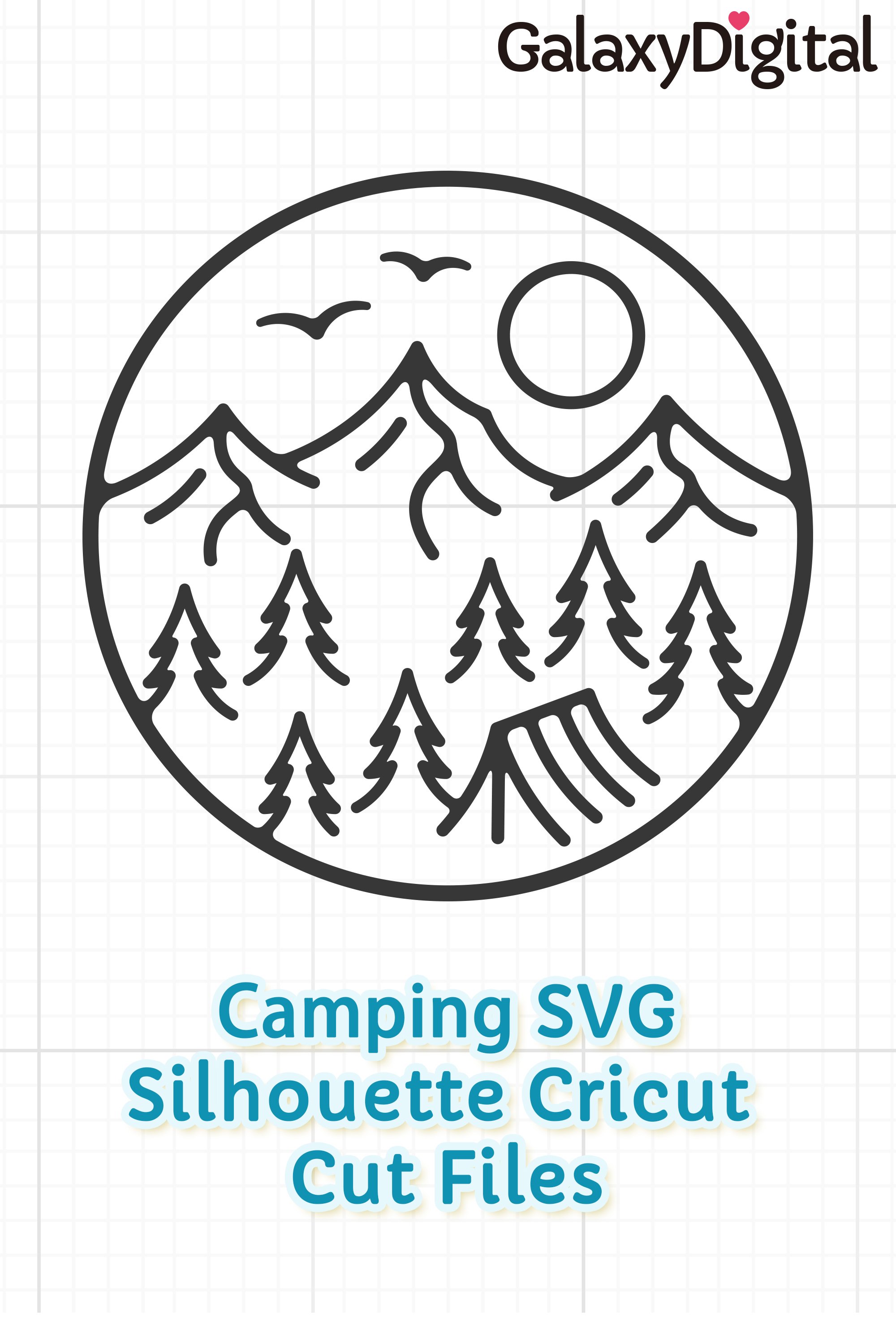 Camping SVG, Outdoor Scenes SVG