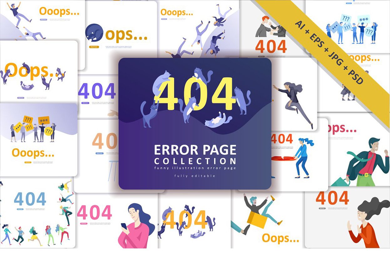 Error web page templates collection