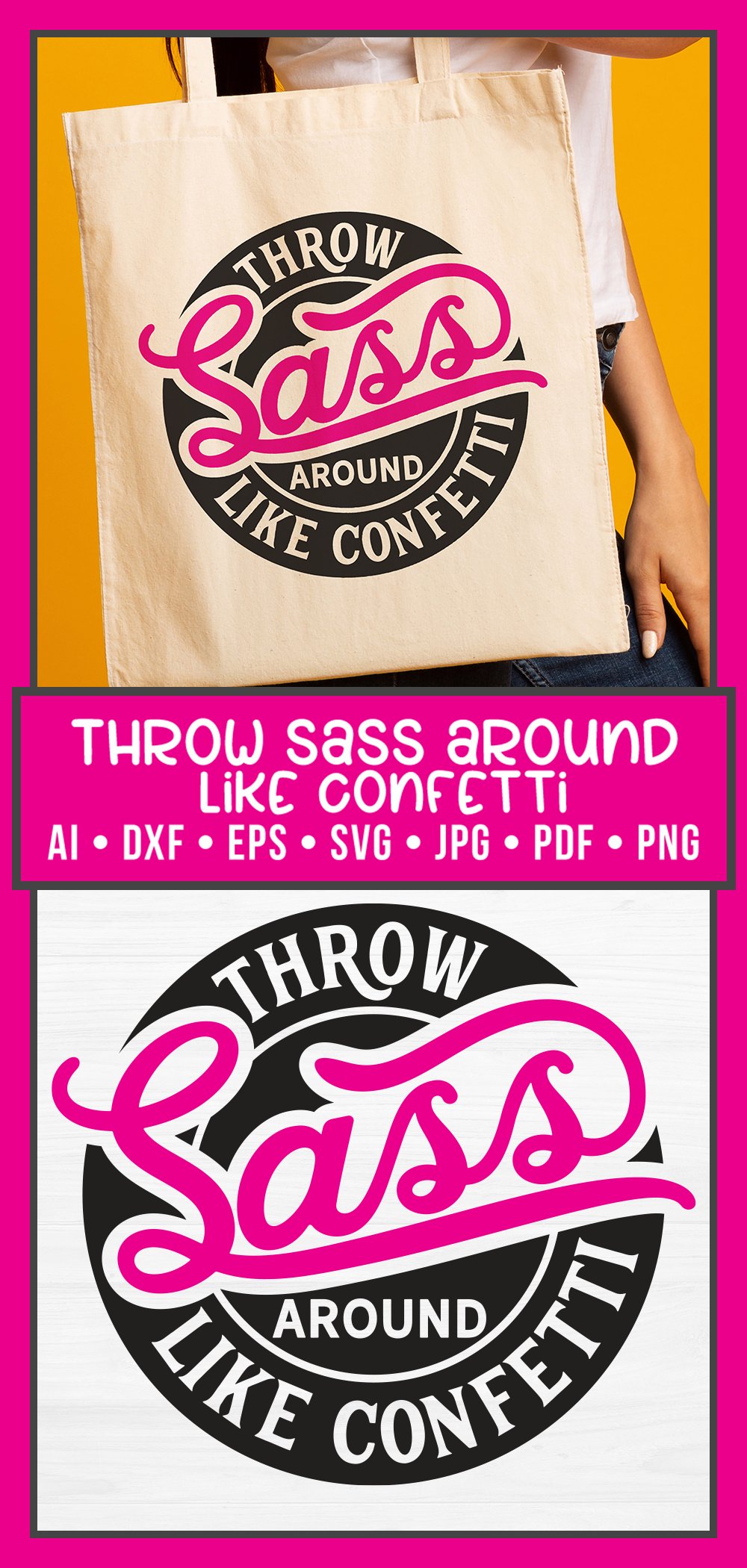 Throw sass around like confetti svg