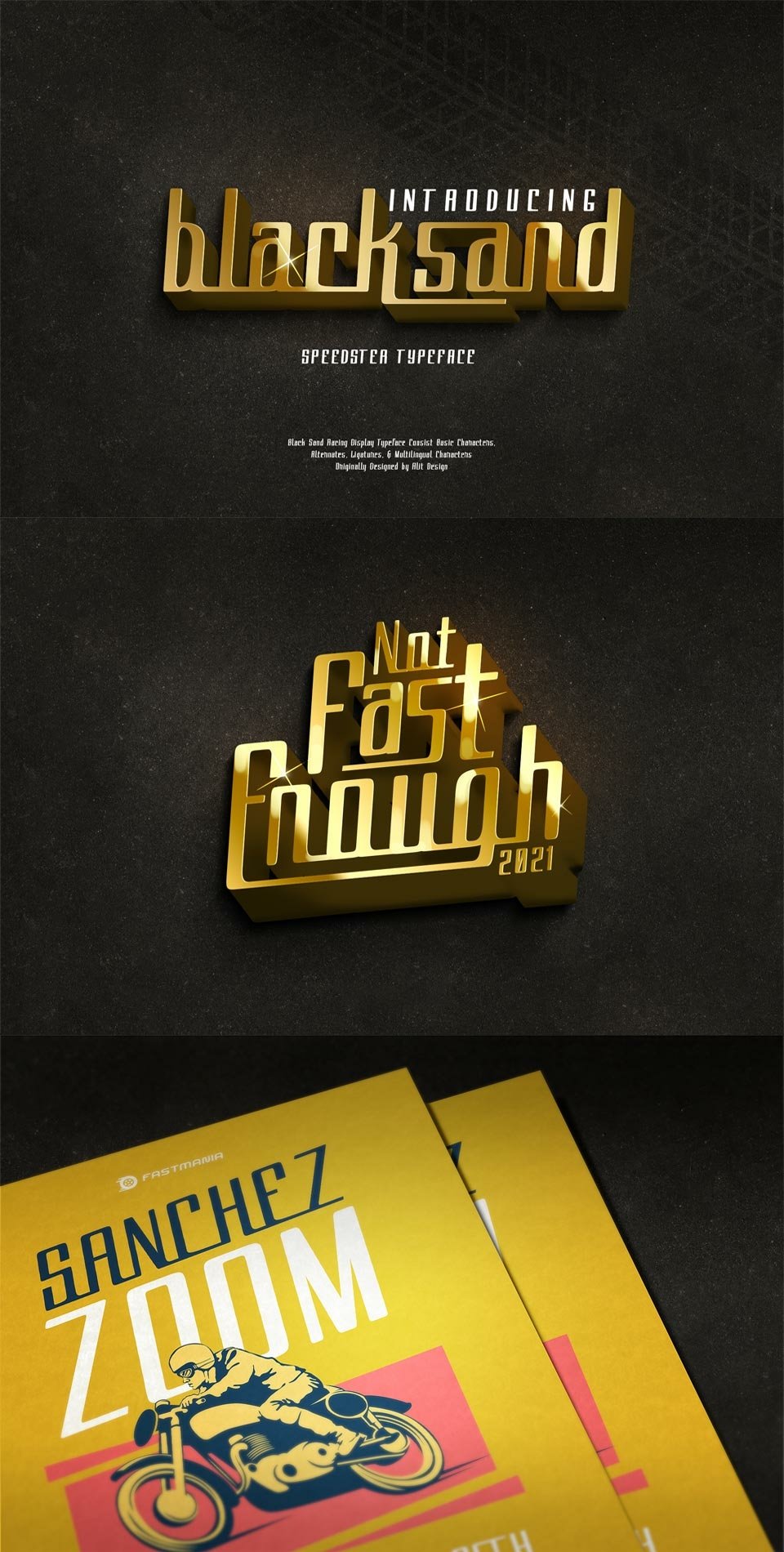 Sand Typeface Black Sand Typeface