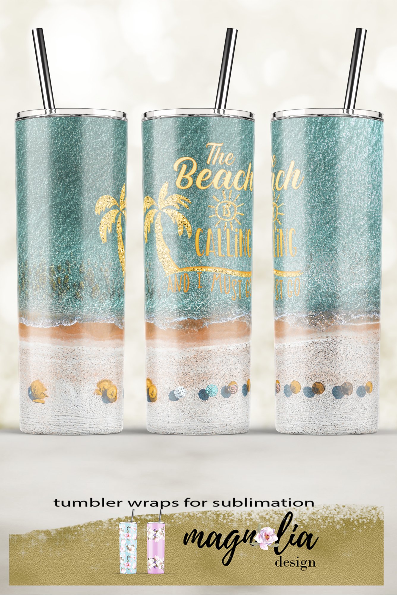 beach tumbler the beach is calling and i must go