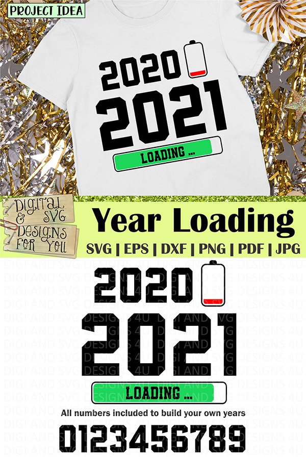 New Year Loading SVG | New Years quote svg | 2021 svg
