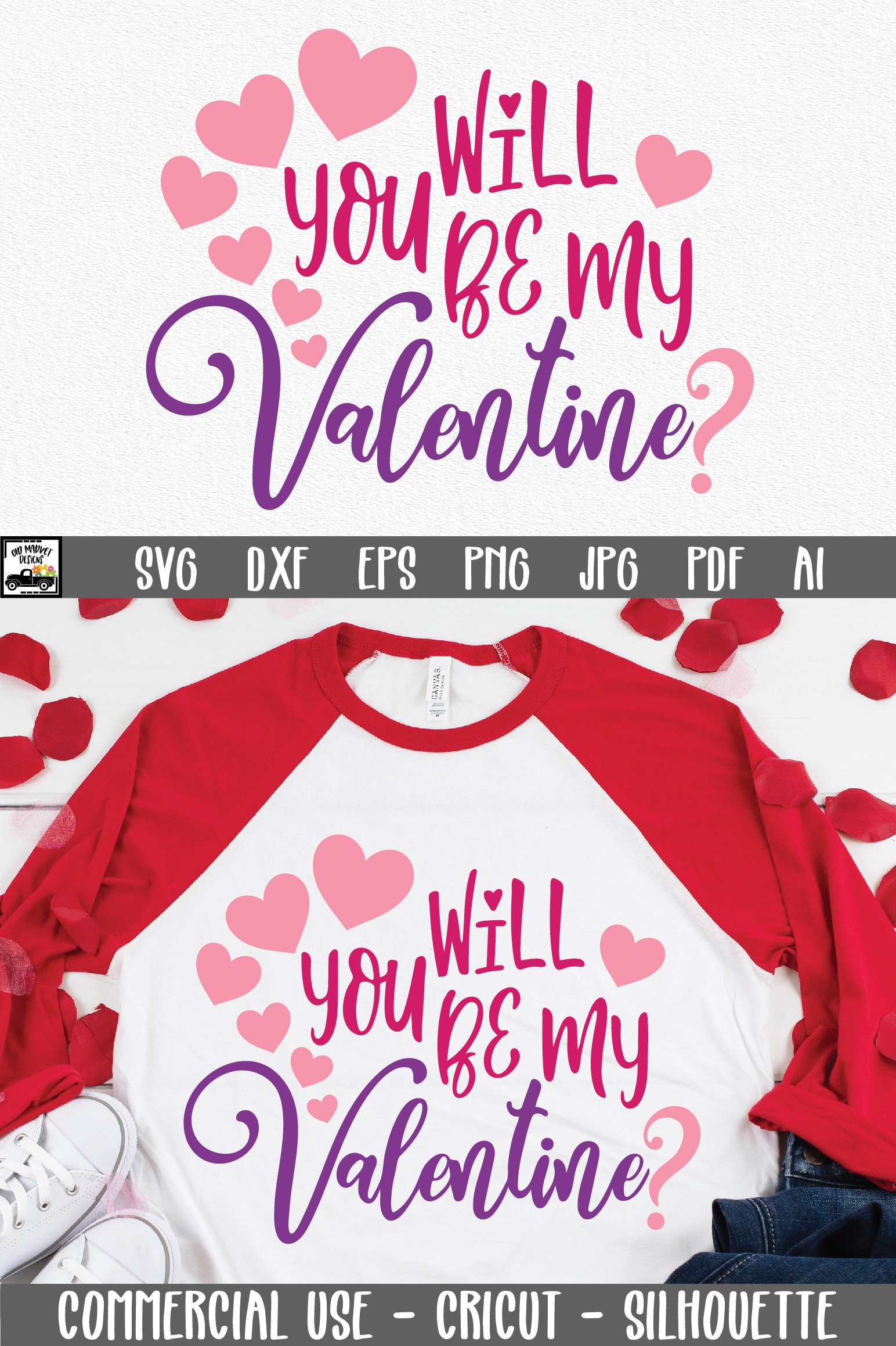 Will You Be My Valentine SVG File