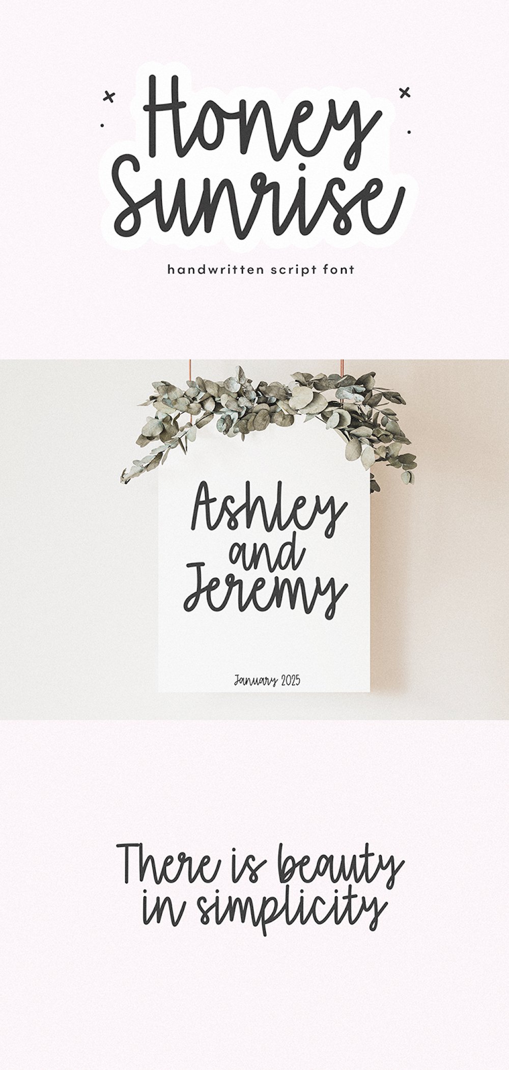 Honey Sunrise - Cute Script Font