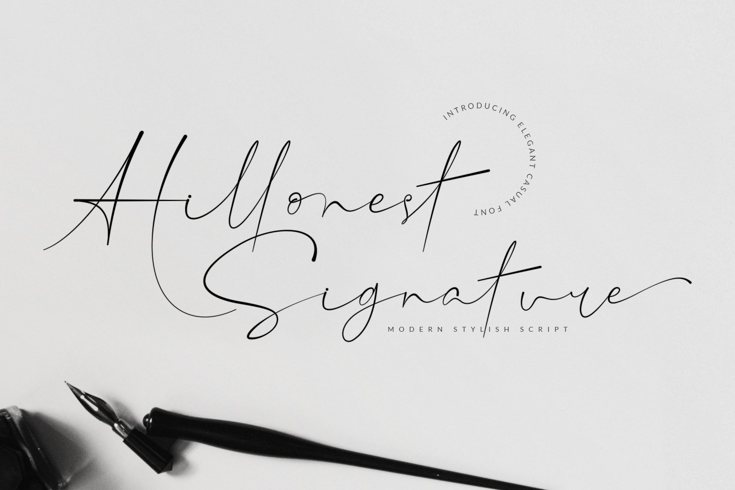 Hillonest - Modern Signature Script (924017)