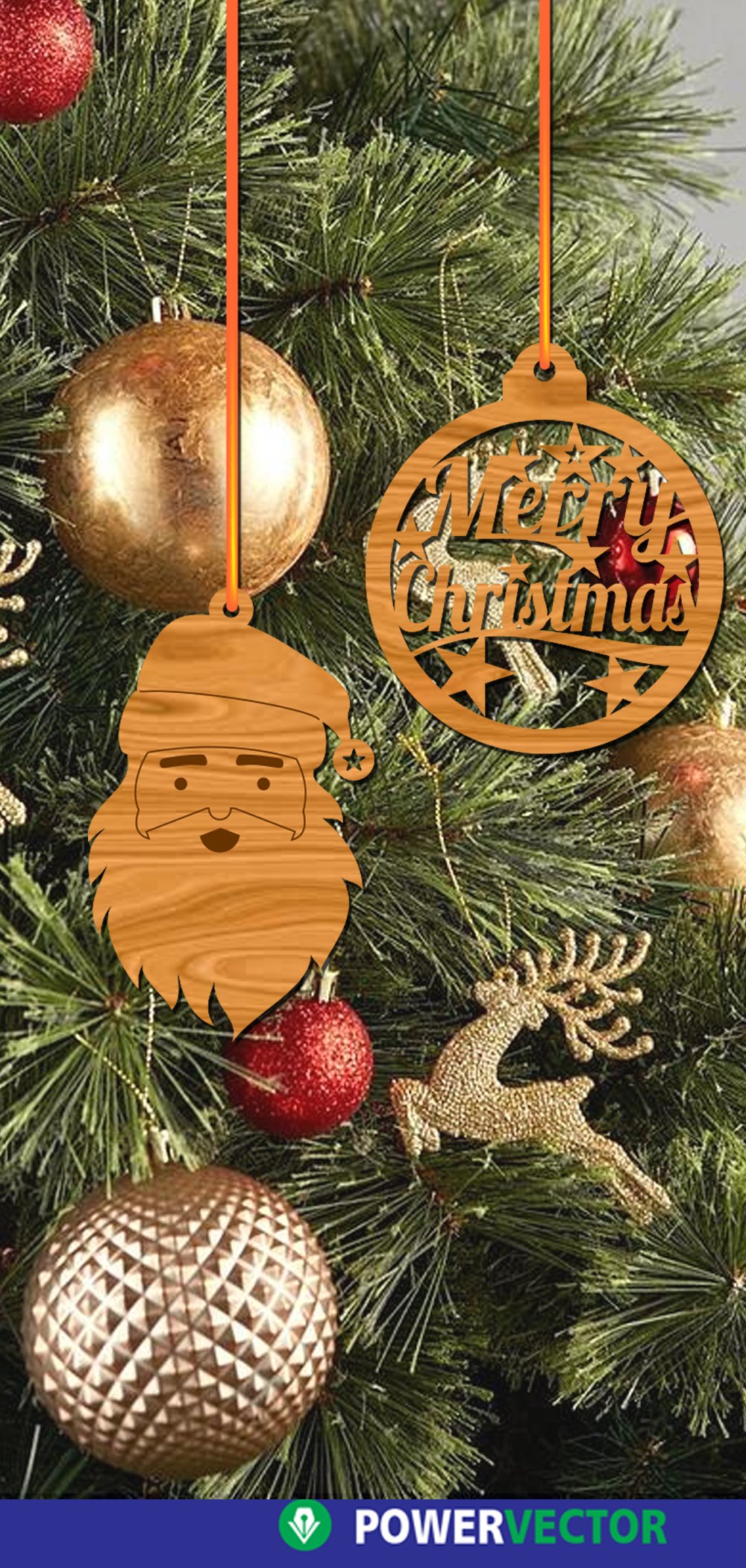 Christmas Ornaments Laser CNC Cutting Engraving Patterns (829562) | Laser Cutting Designs