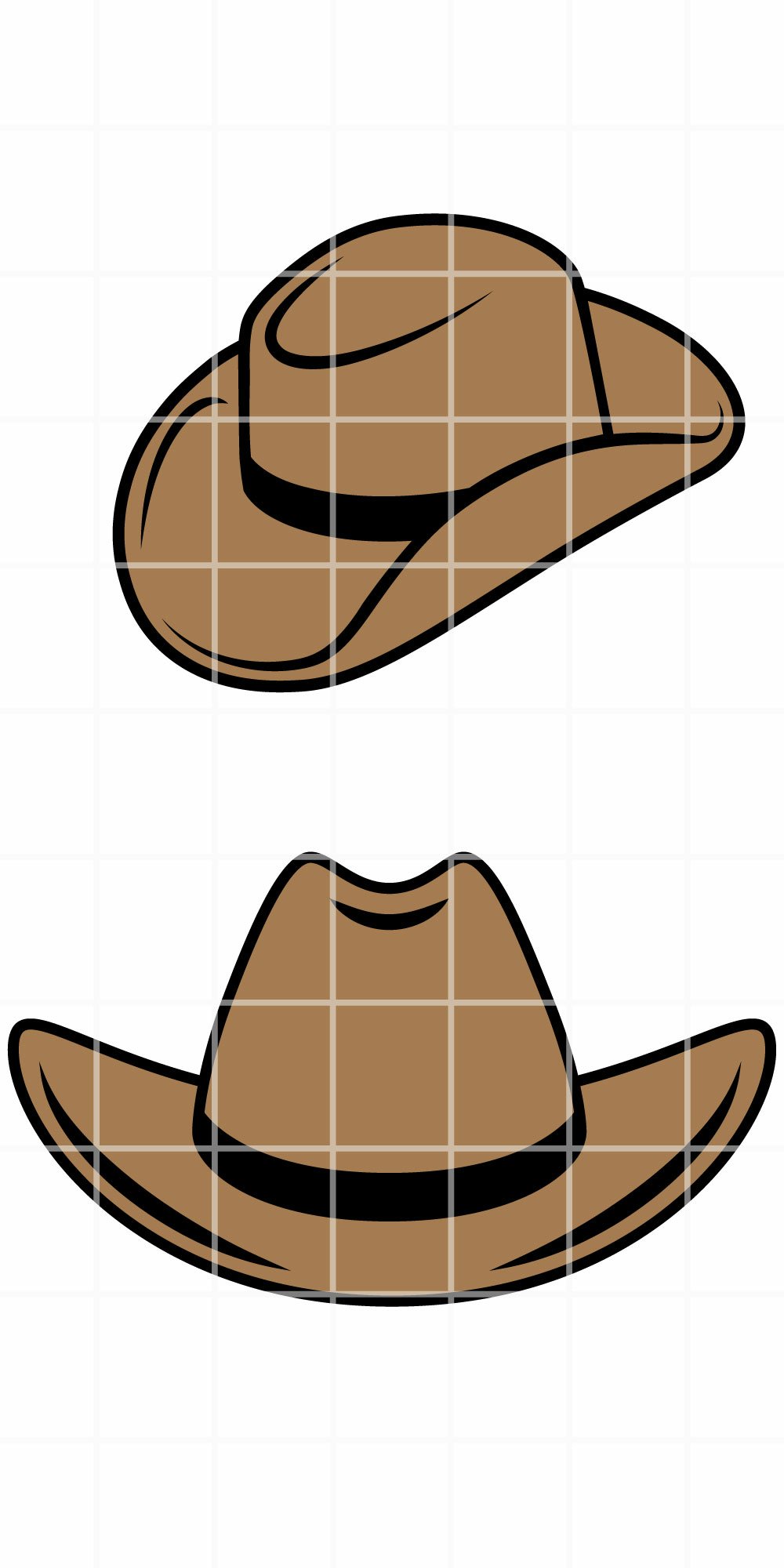 Cowboy hat SVG. Cowboy hat png. Cowboy hat cut file.