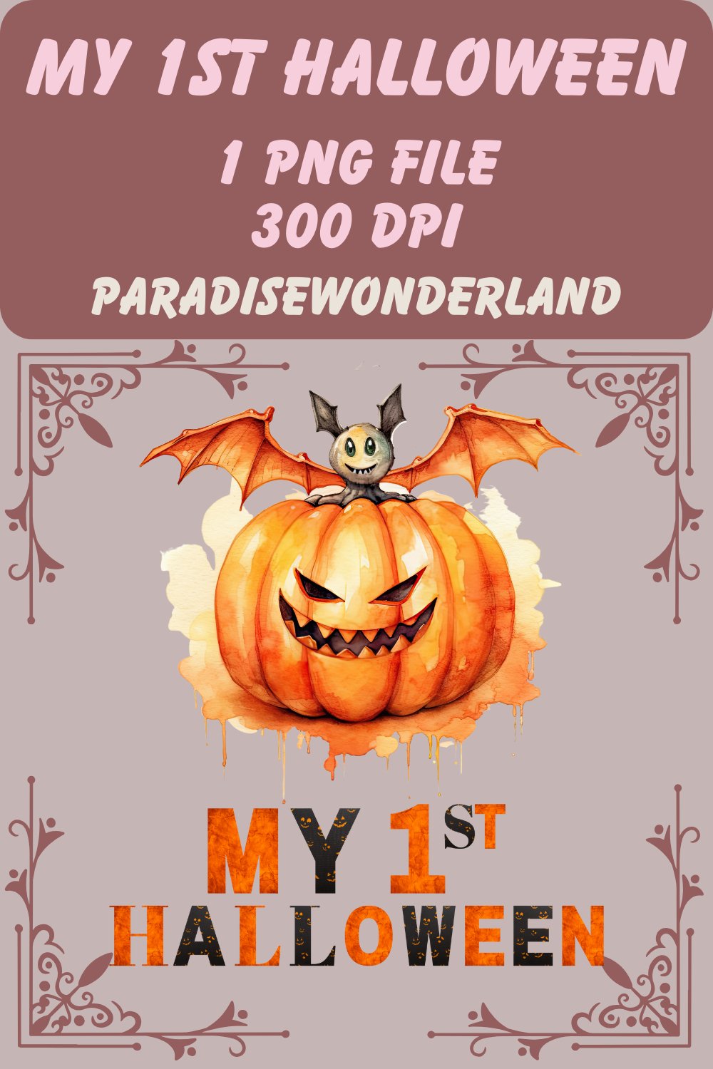 Baby&rsquo;s First Halloween PNG Baby Halloween 1st Baby Halloween