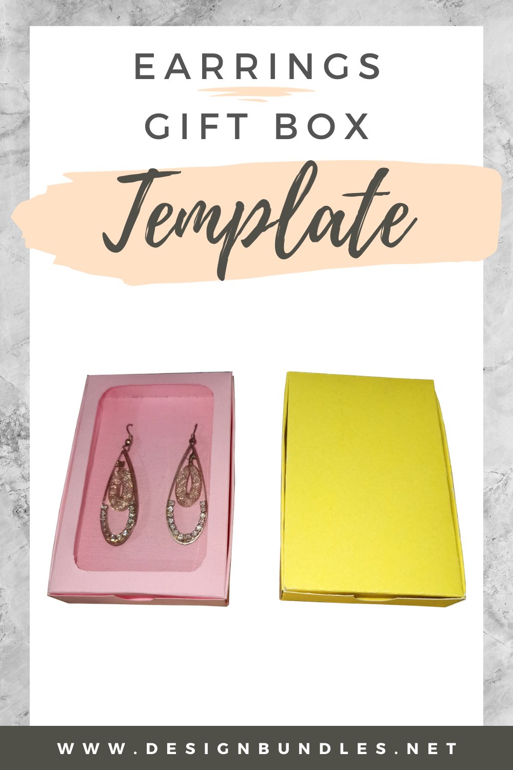 Jewelry Gift Box Template SVG Keychain Gift Box (1829119)