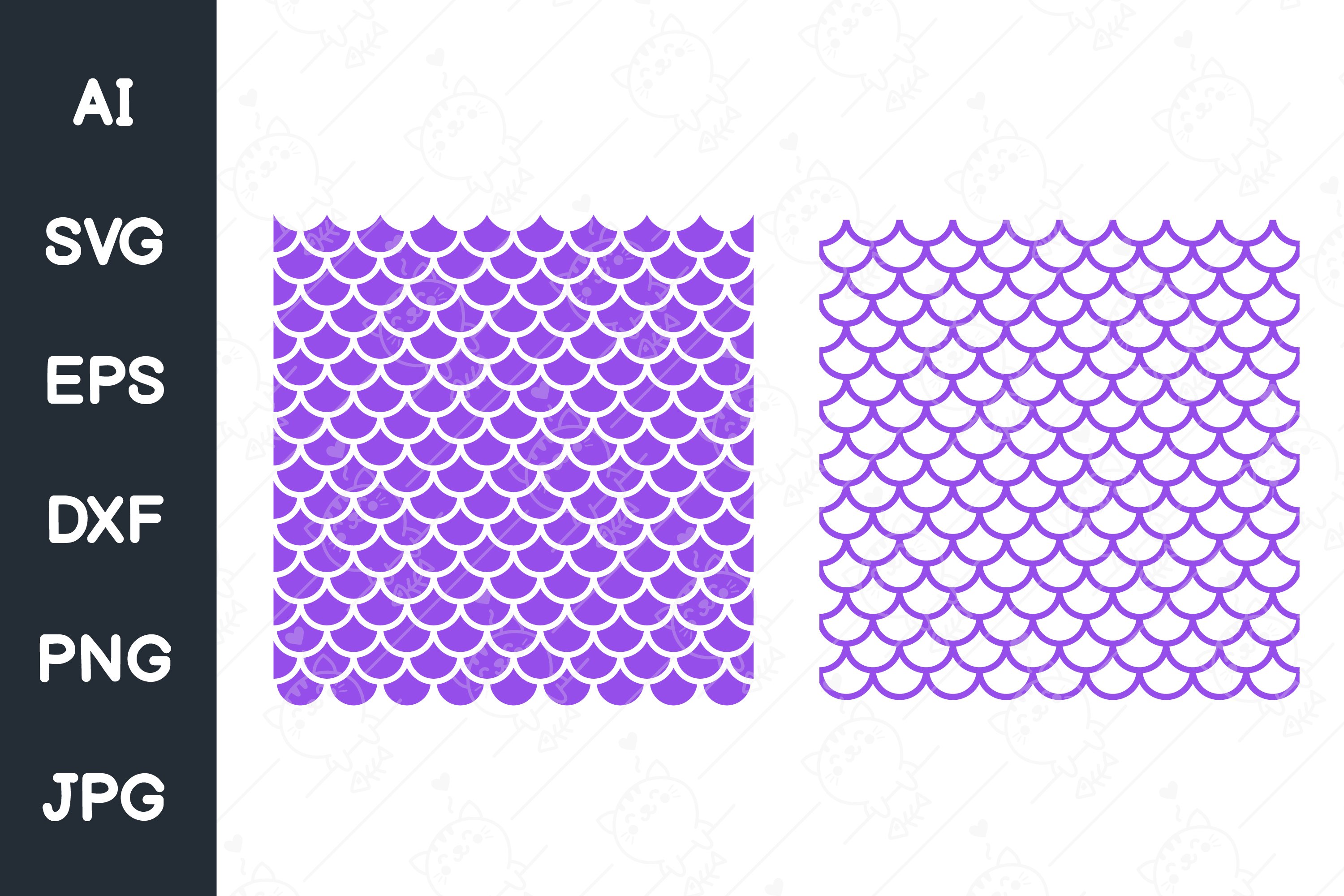 Mermaid Scales SVG,Fish scales svg. svg for (1285912)