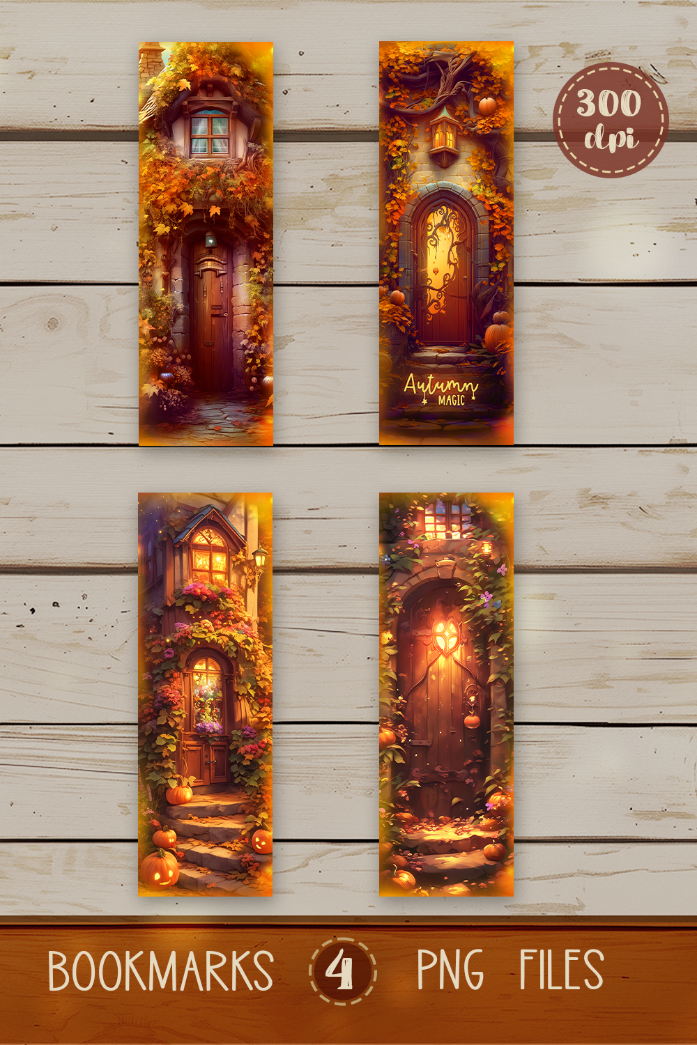 Bookmarks design - Autumn Magic.