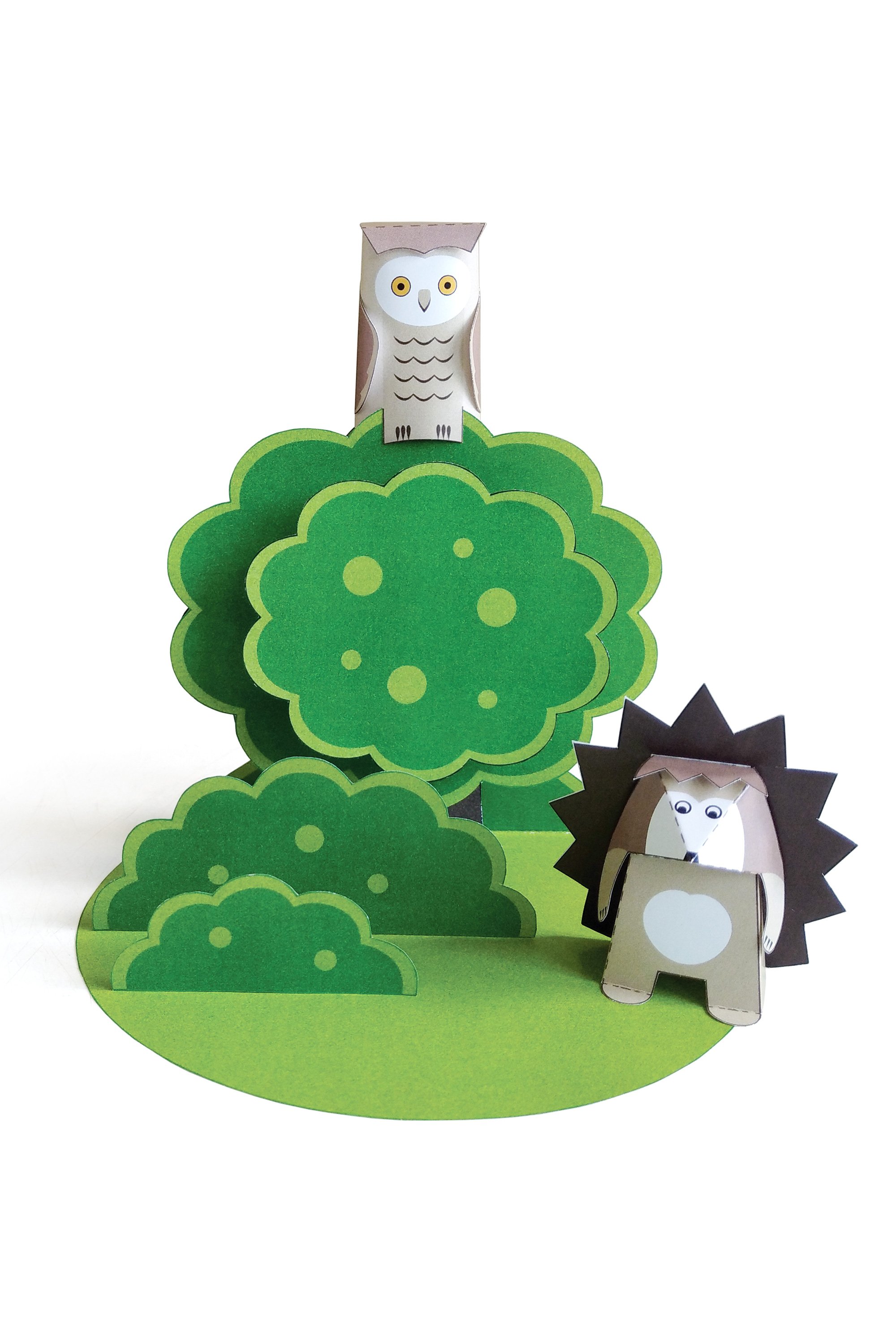 BIG TREE Paper Diorama