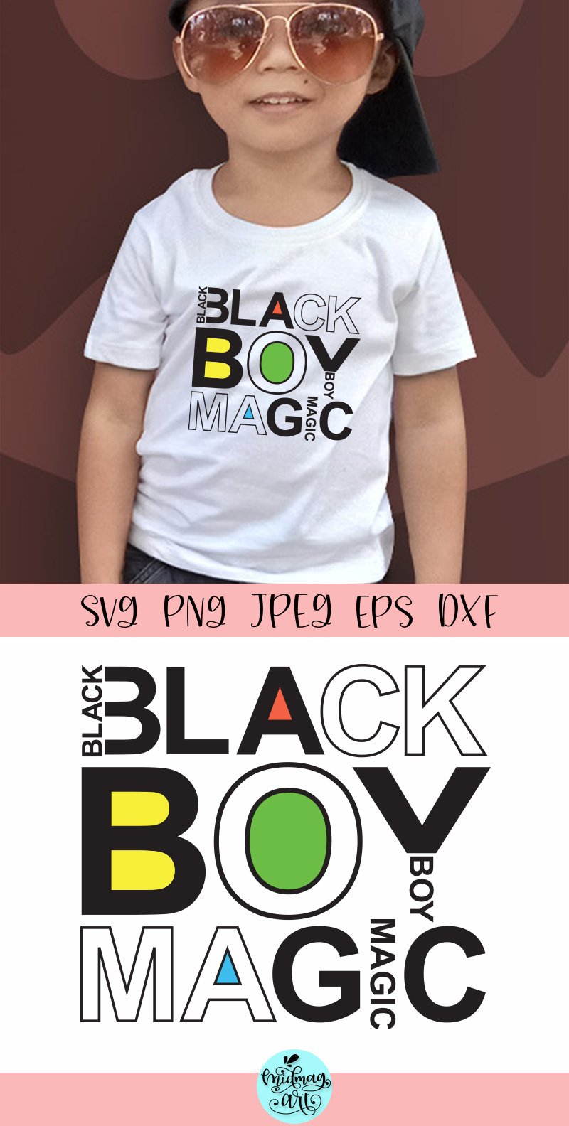 Black boy magic svg, melanin svg