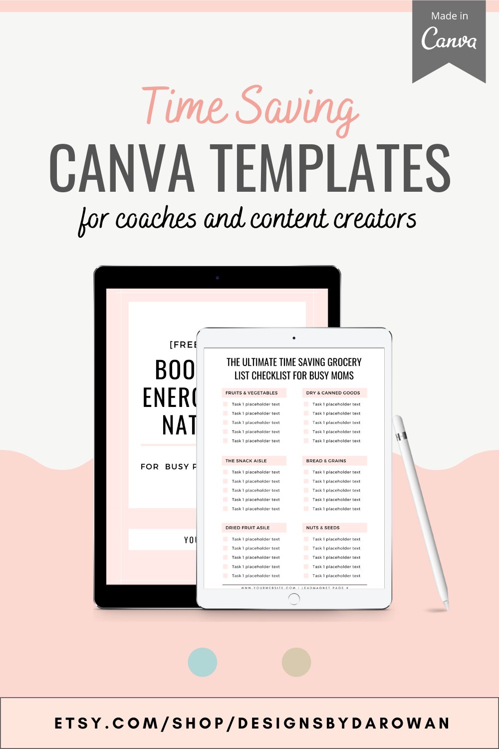 Checklist Lead Magnet Template for Coaches | Canva (1121208)