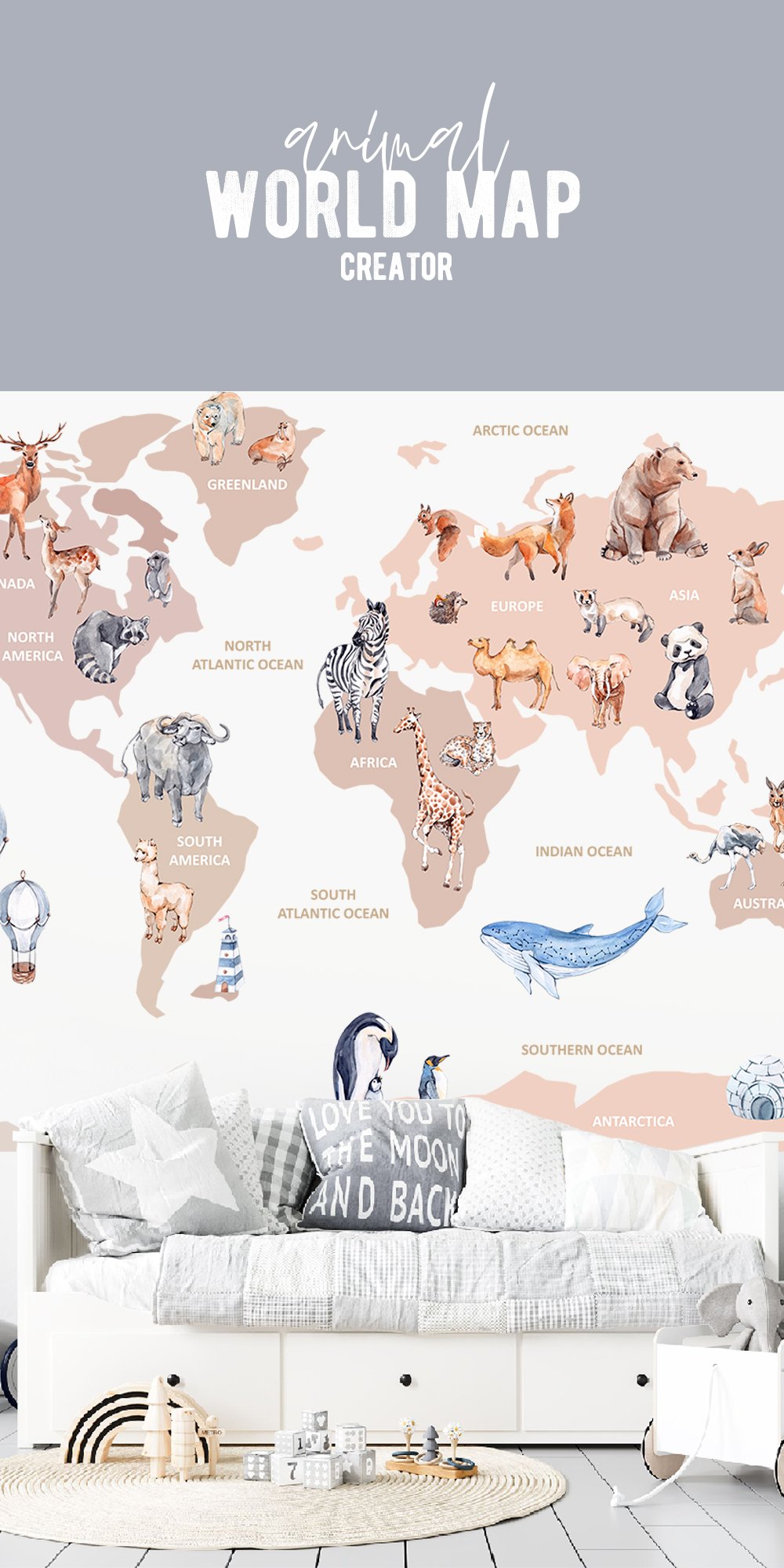 Animal World Map Creator