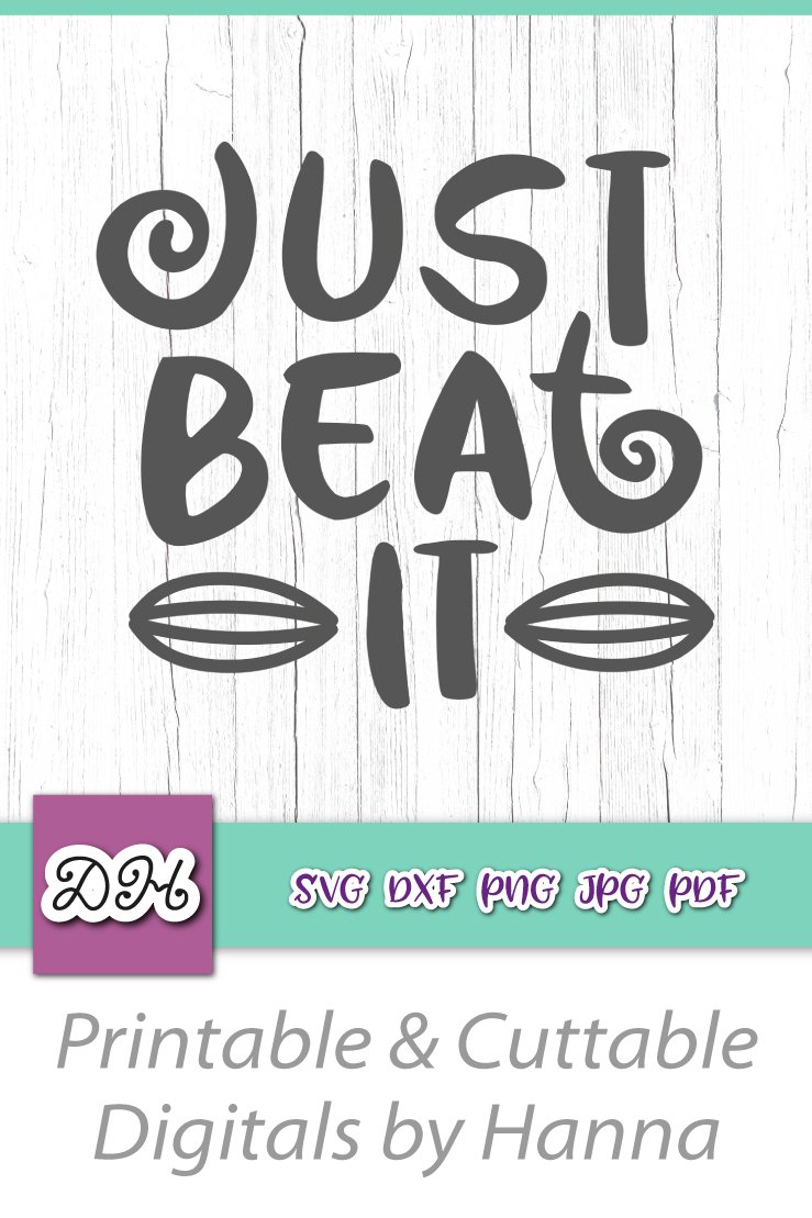 Just beat It Funny Kitchen Saying Sign