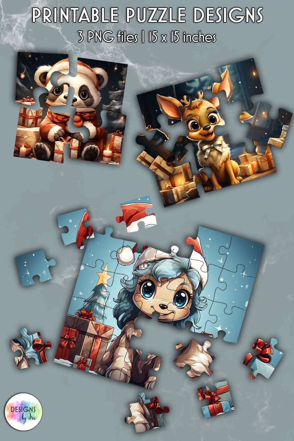 Christmas Puzzles for Kids | Printable Puzzle Designs