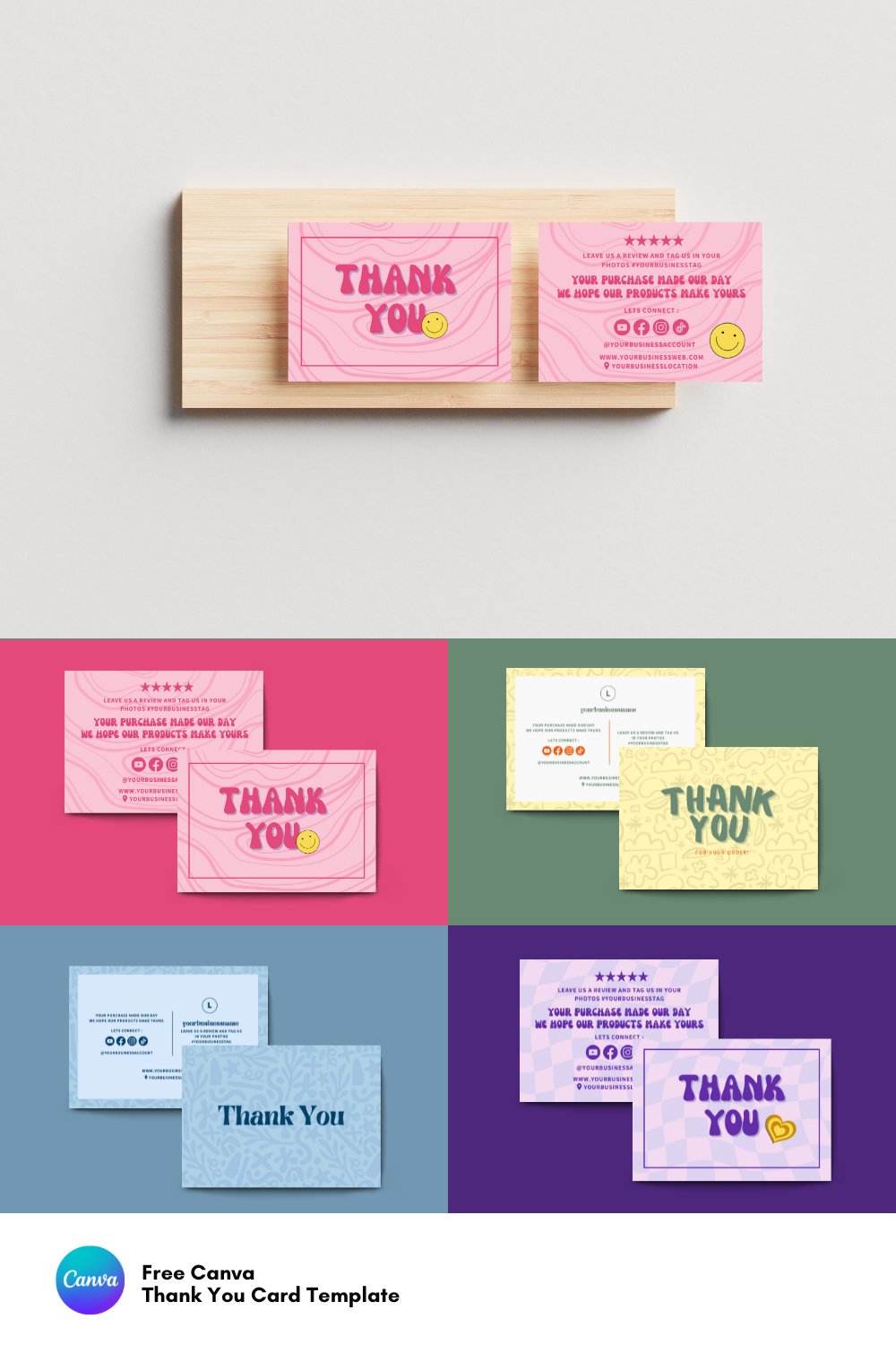 Thank You Card for Small Business | Canva Template
