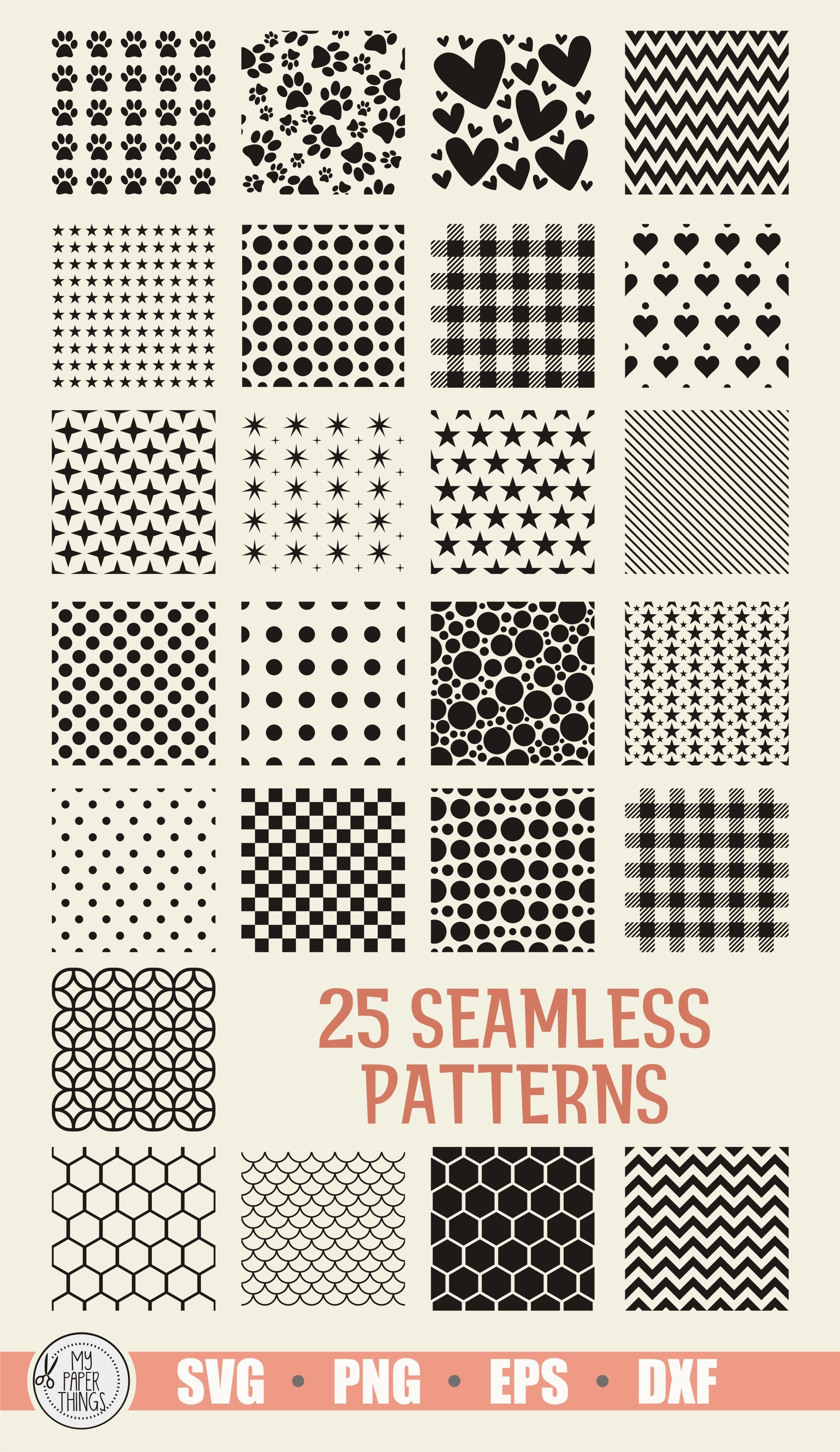 Seamless Pattern SVG Bundle (419504)