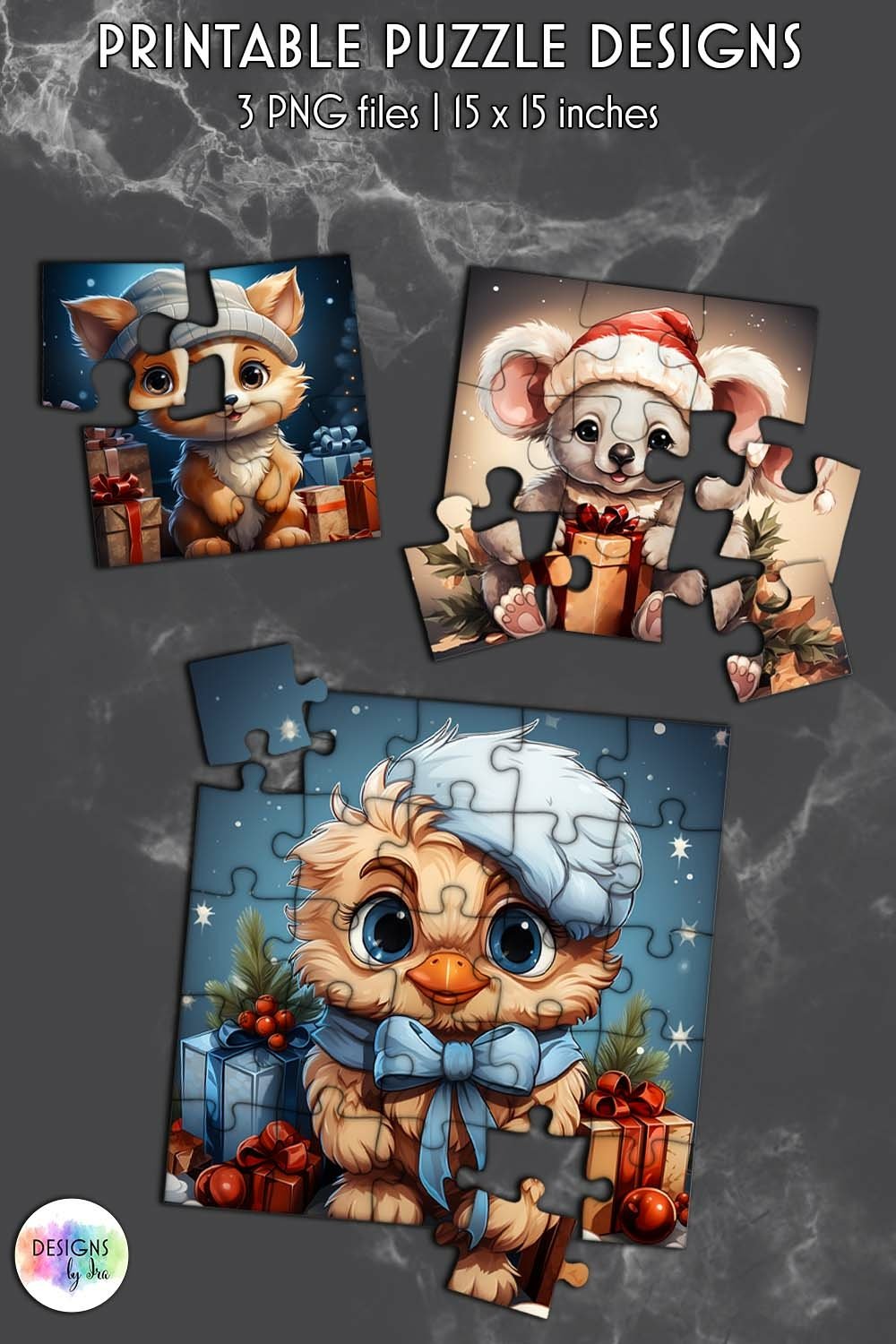 Christmas Puzzles for Kids | Printable Puzzle Designs