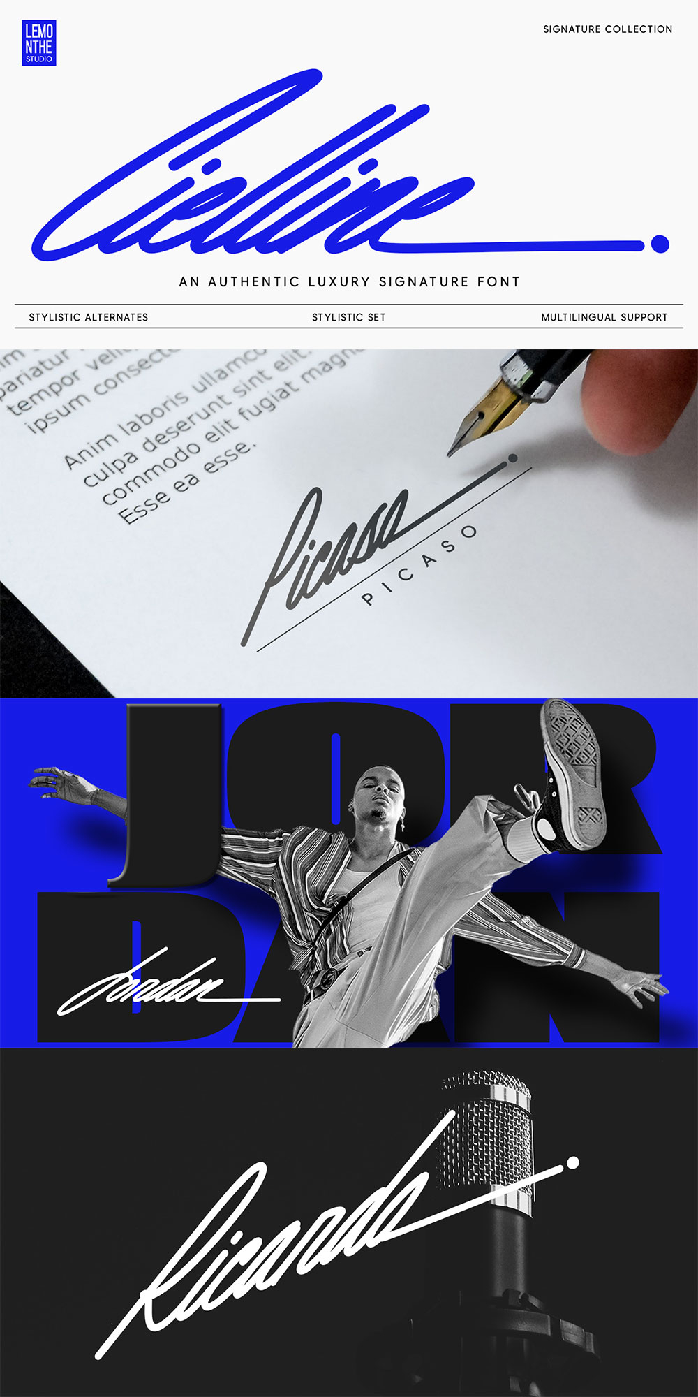 Cielline | Signature Font