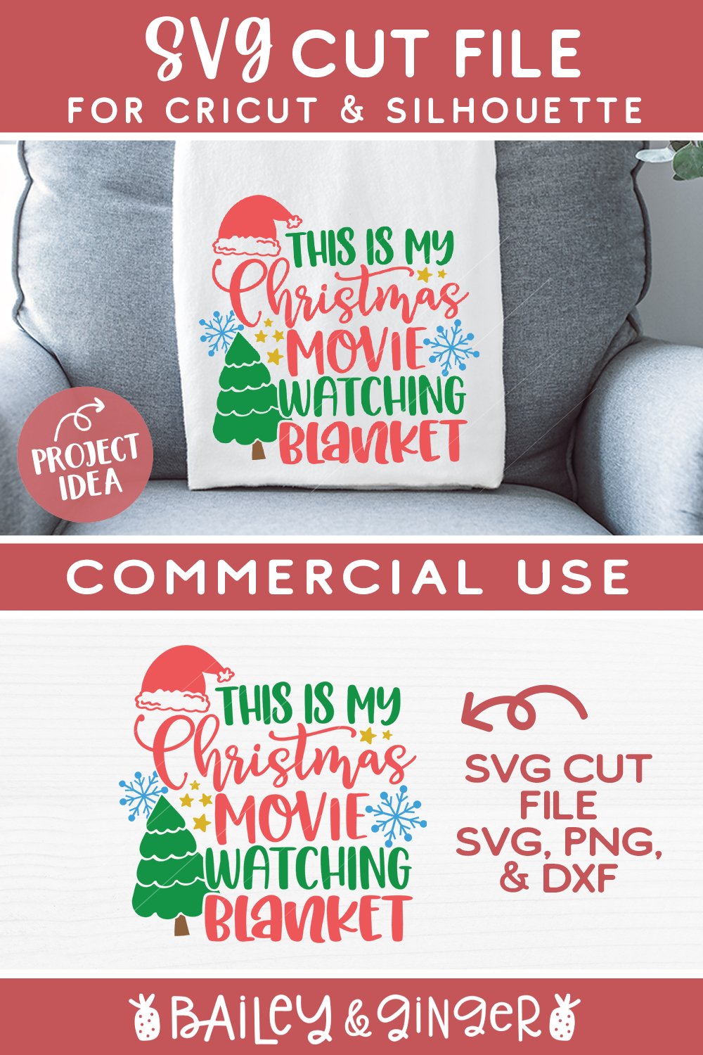 This Is My Christmas Movie Watching Blanket SVG