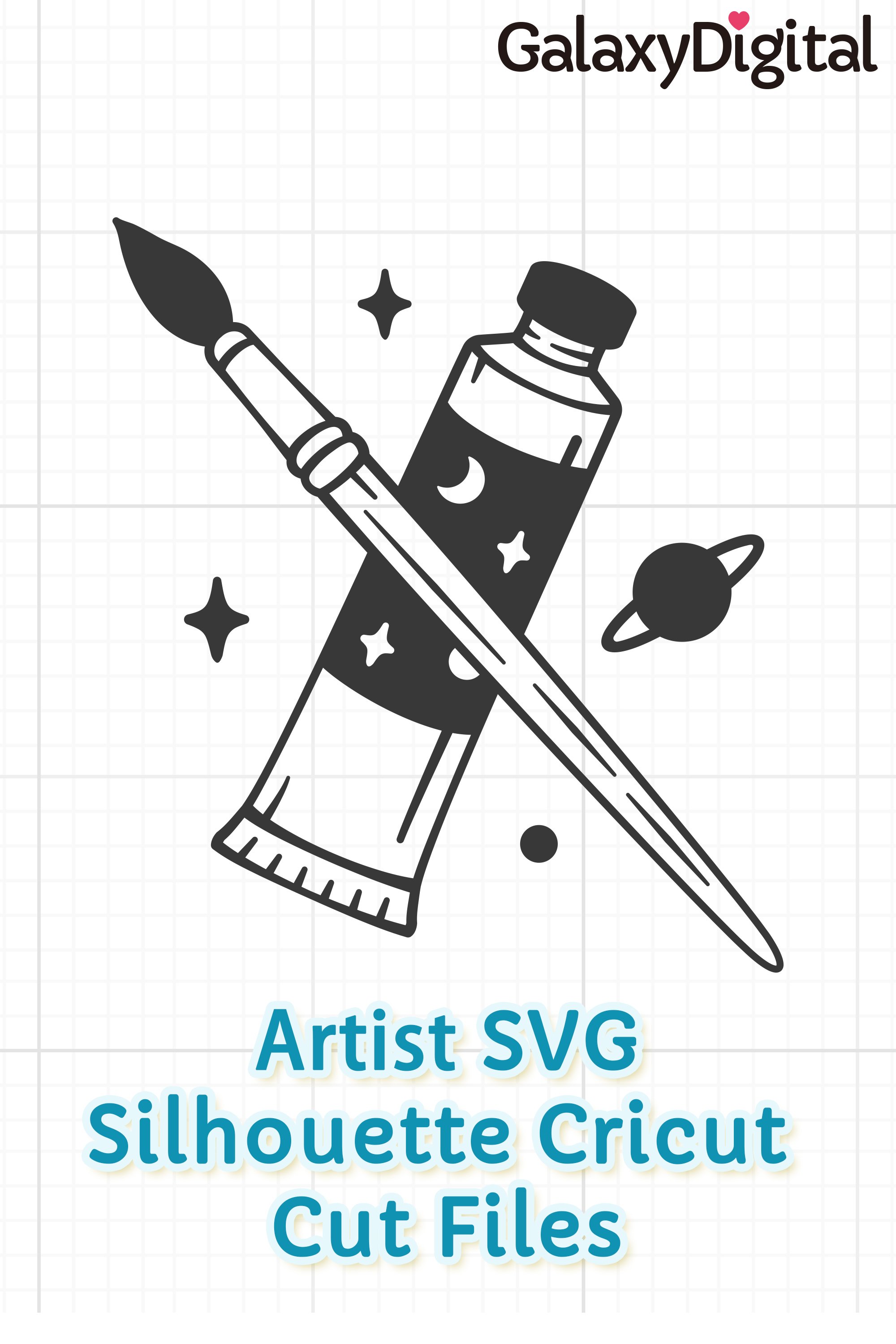 Artist SVG, Brush and Paint SVG