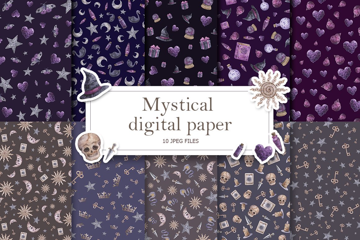 Paper Mythic Mystical digital papers (1193735)