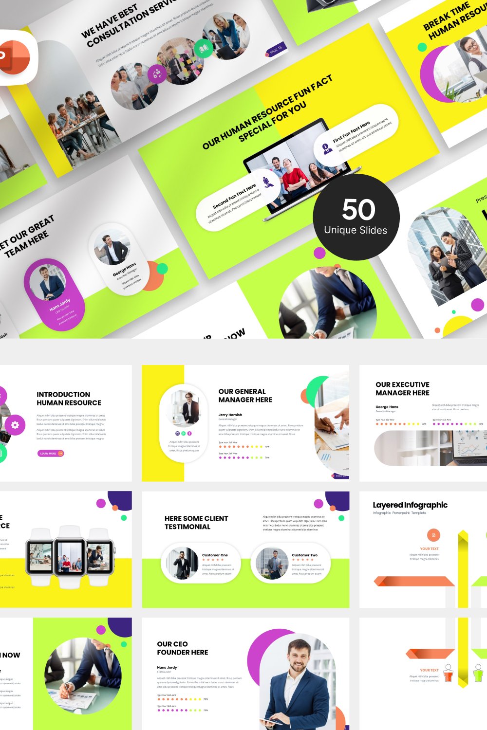 Human Resources Presentation Template