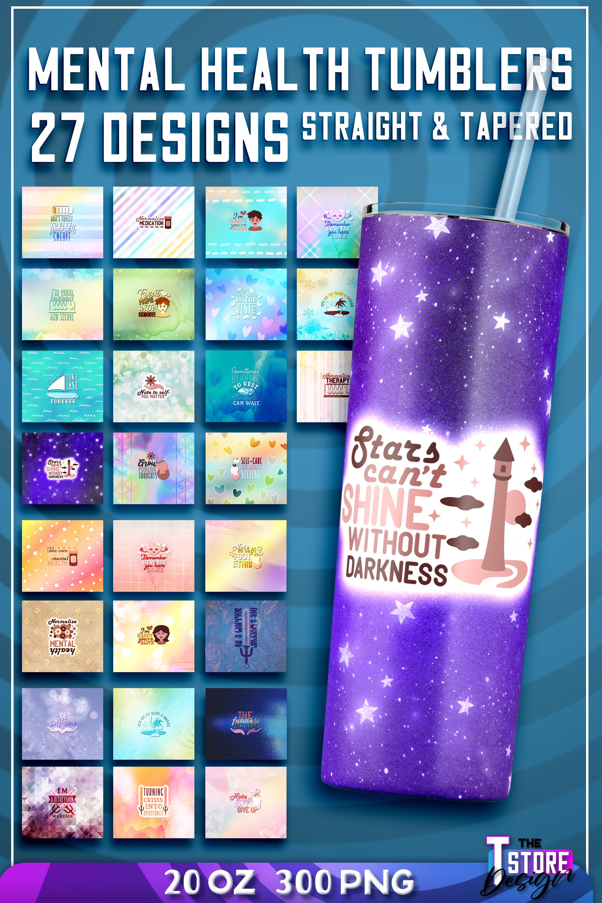 Mental Health Tumblers Bundle |Mental Health (2492005)