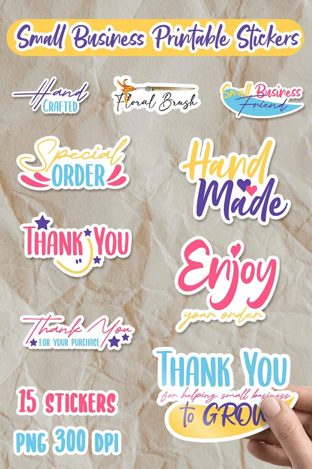 Thank You Small Business Stickers (2243659)
