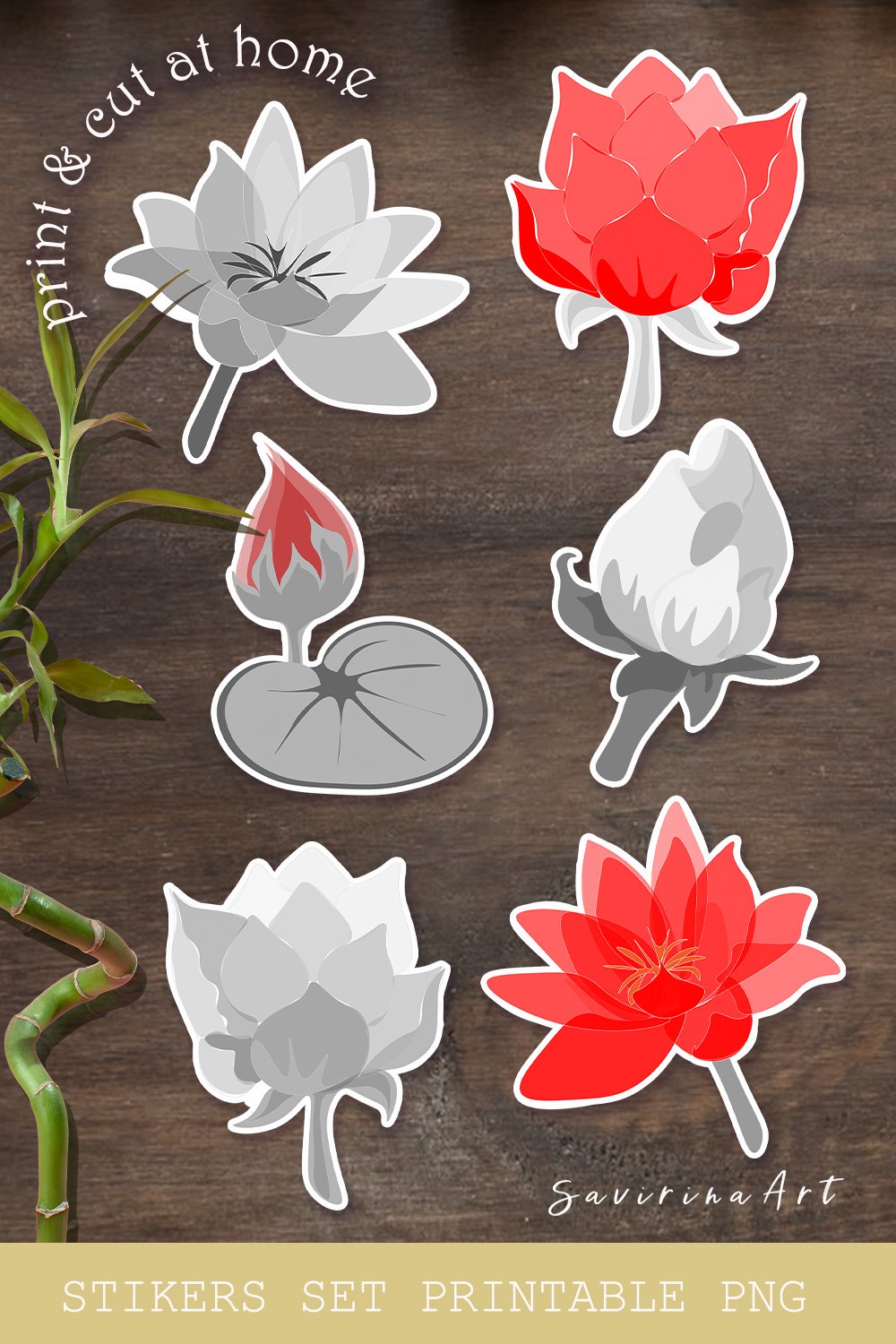 Asia Design Sticker Stickers set Printable. Sticker PNG Asia flowers (2847004)