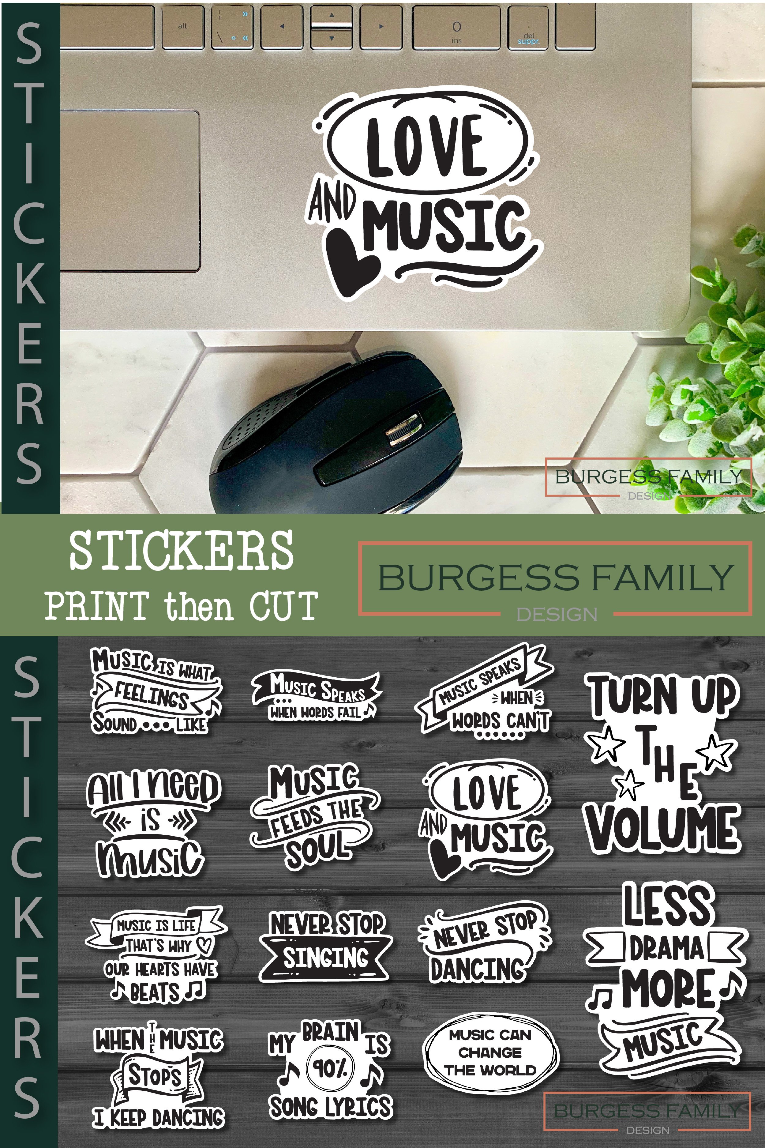 Sticker bundle Music lovers (1169905)