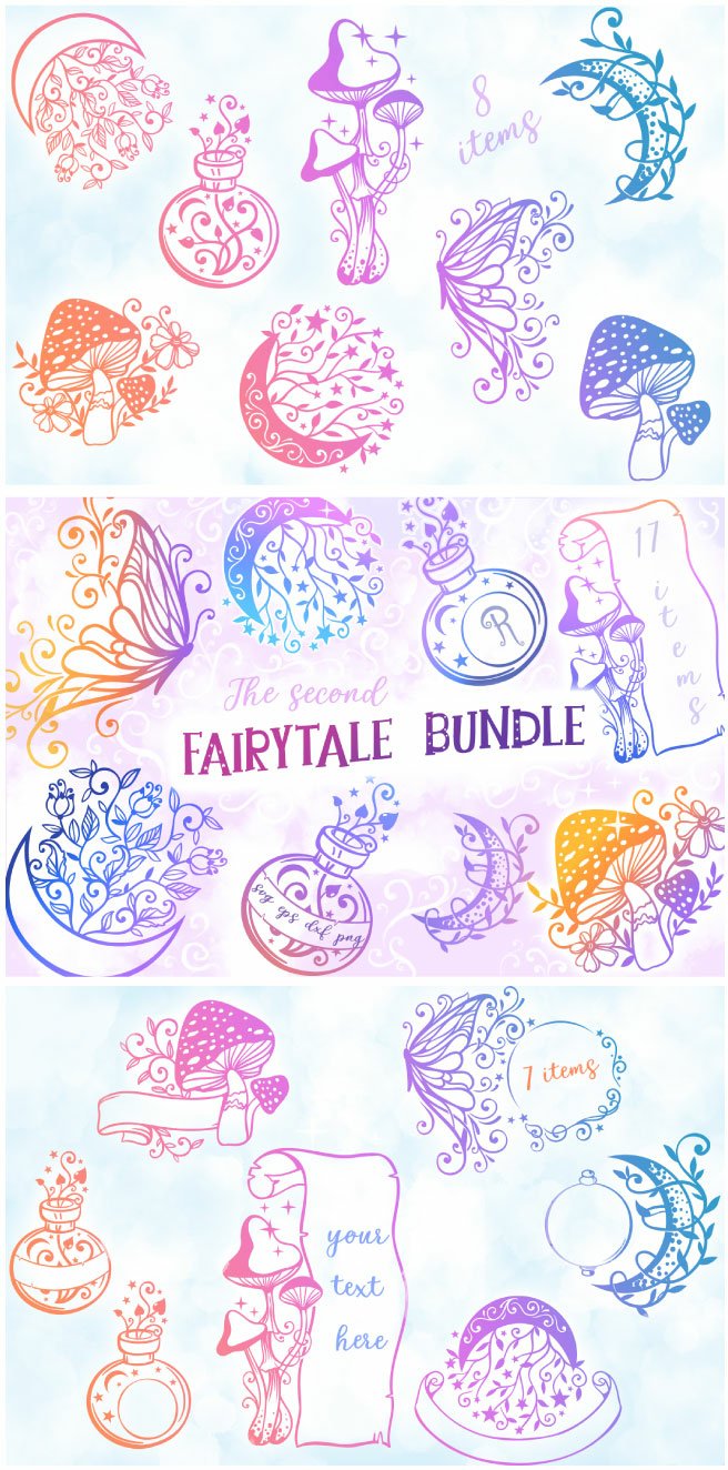Download The Second Fairytale Bundle 17 Svg Cut Files 1192203 Cut Files Design Bundles