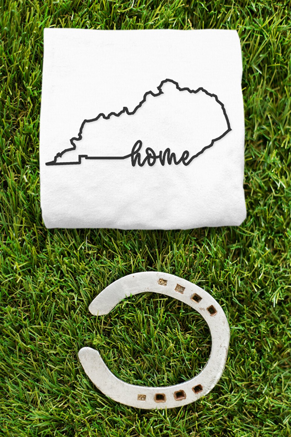 Kentucky Home State Outline Embroidery Design