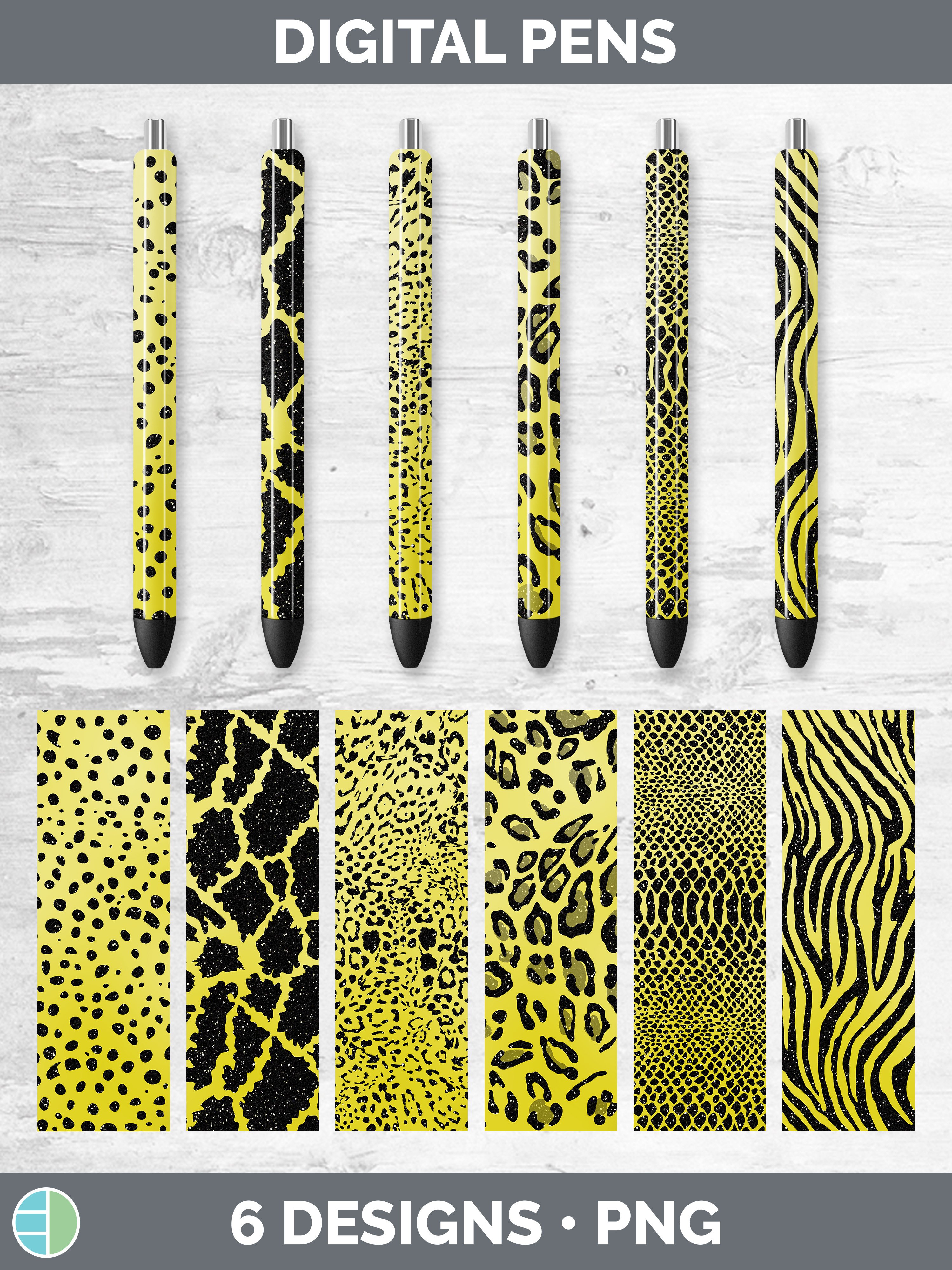 Yellow Pen Wraps | Epoxy Sublimation Bundle