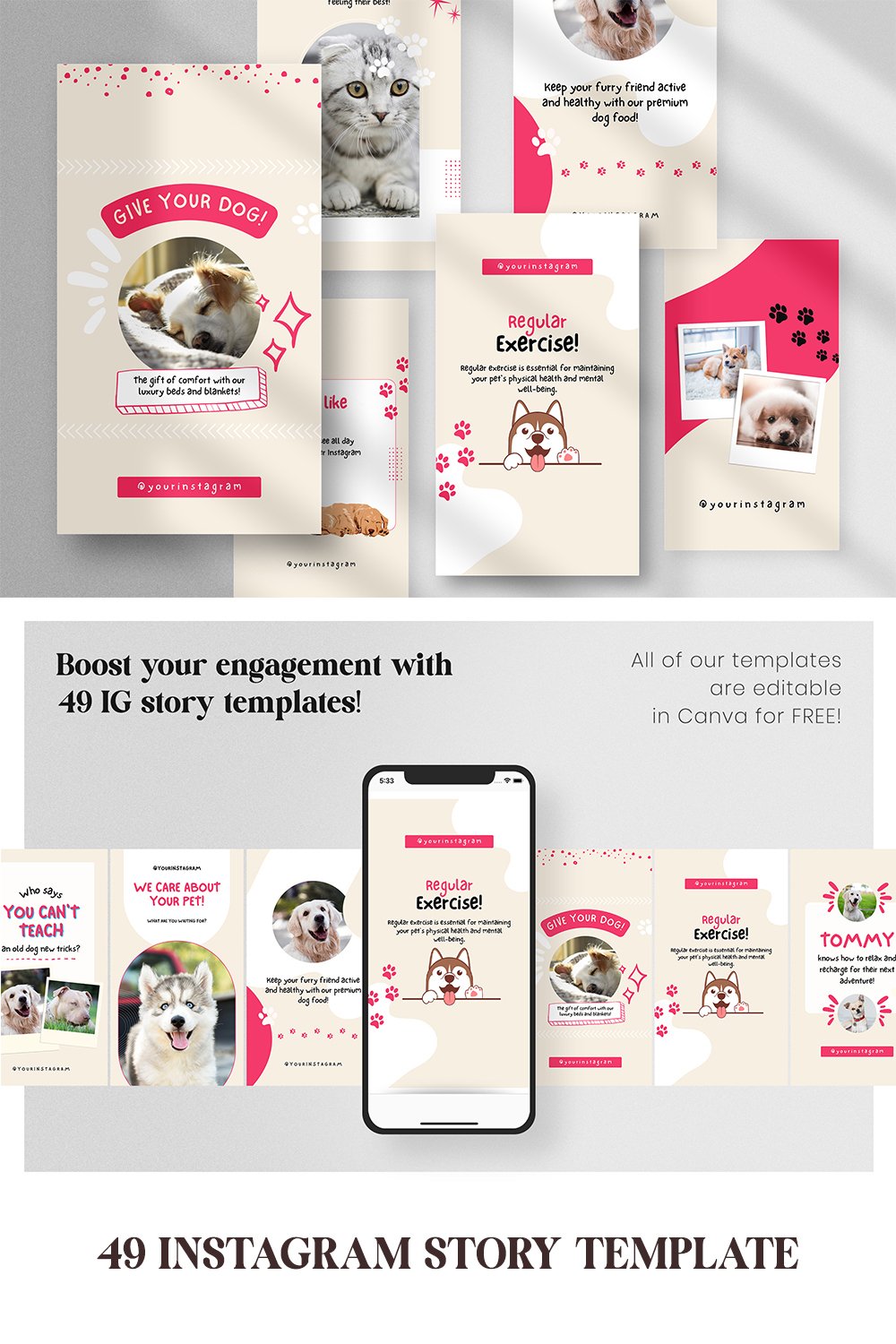Pet Engagement Booster Instagram Story Template