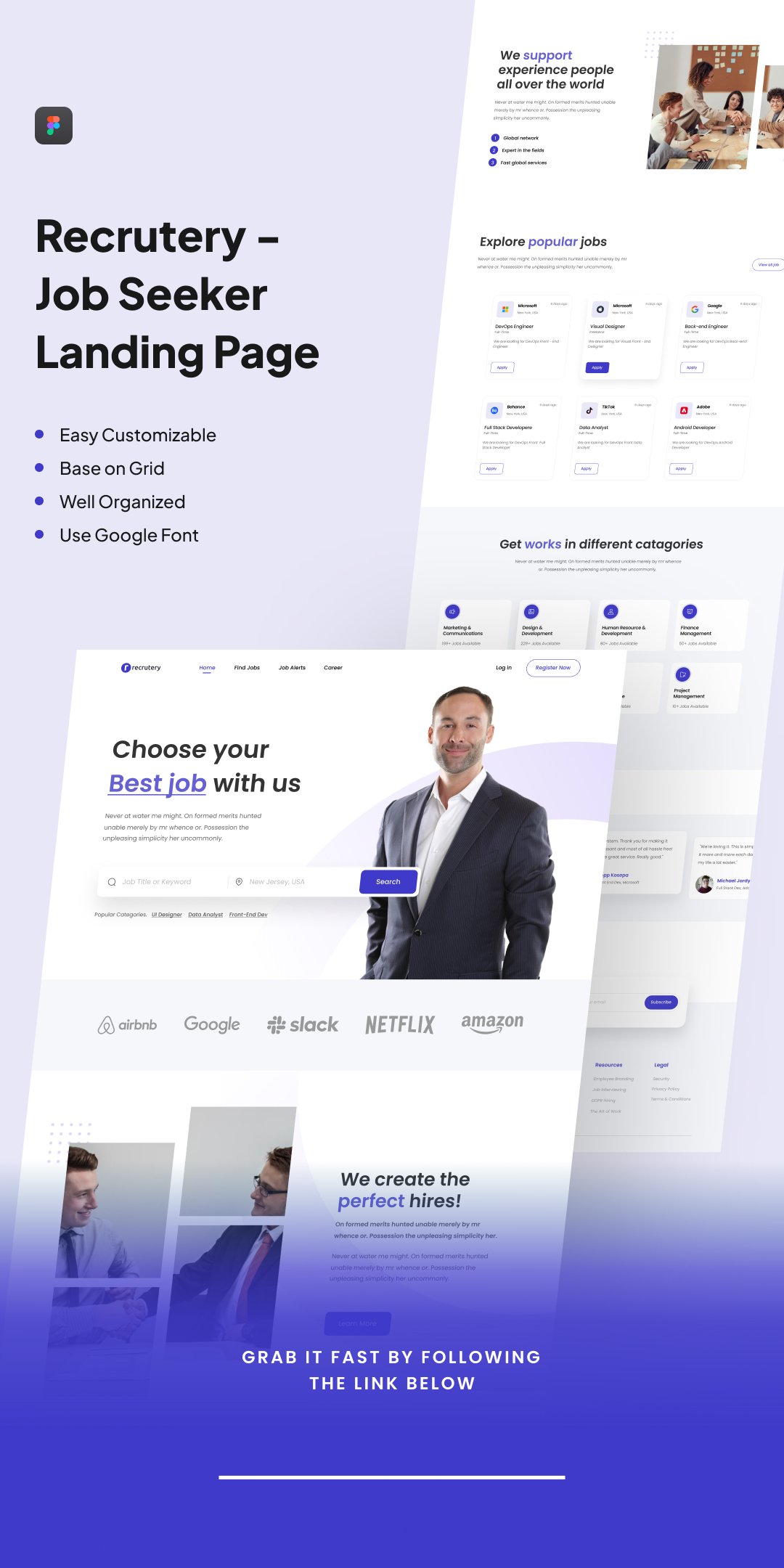 Job Seeker Landing Page