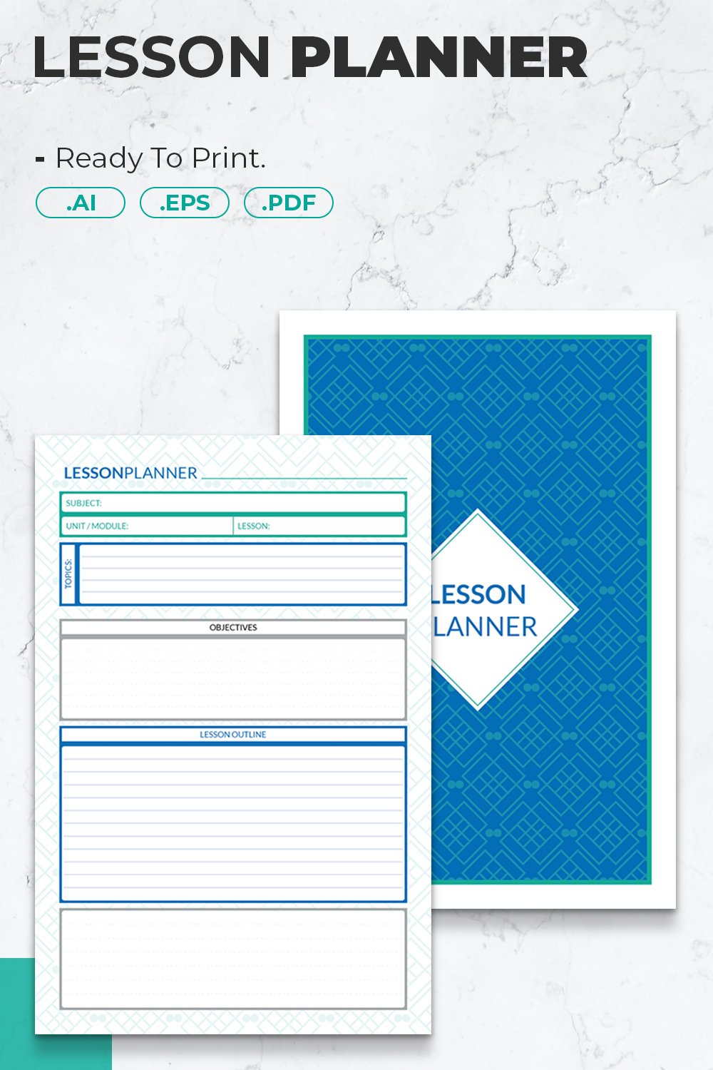 Lesson Planner Printable Template Lesson Planner Printable Template