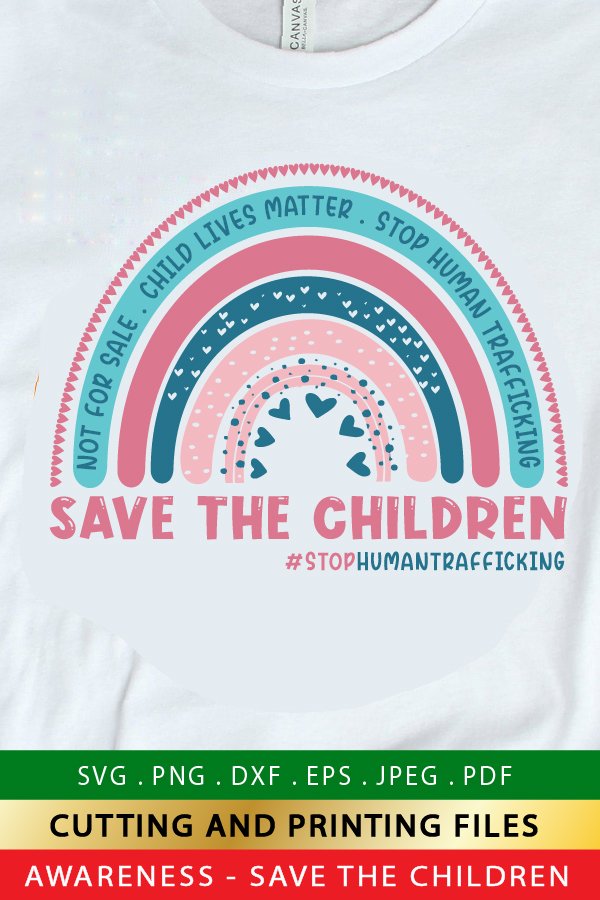 Save The Children SVG Human Trafficking Awareness (844717)
