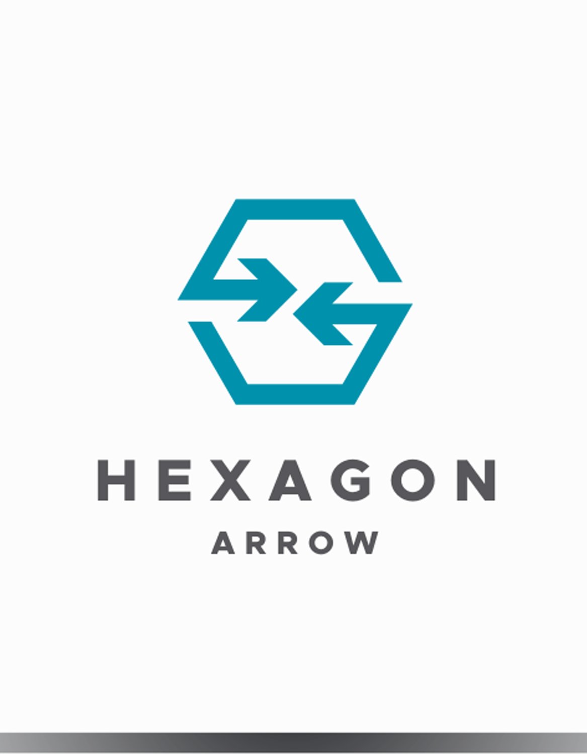Hexagon Arrow Letter S vector logo design - SVG (3132030)