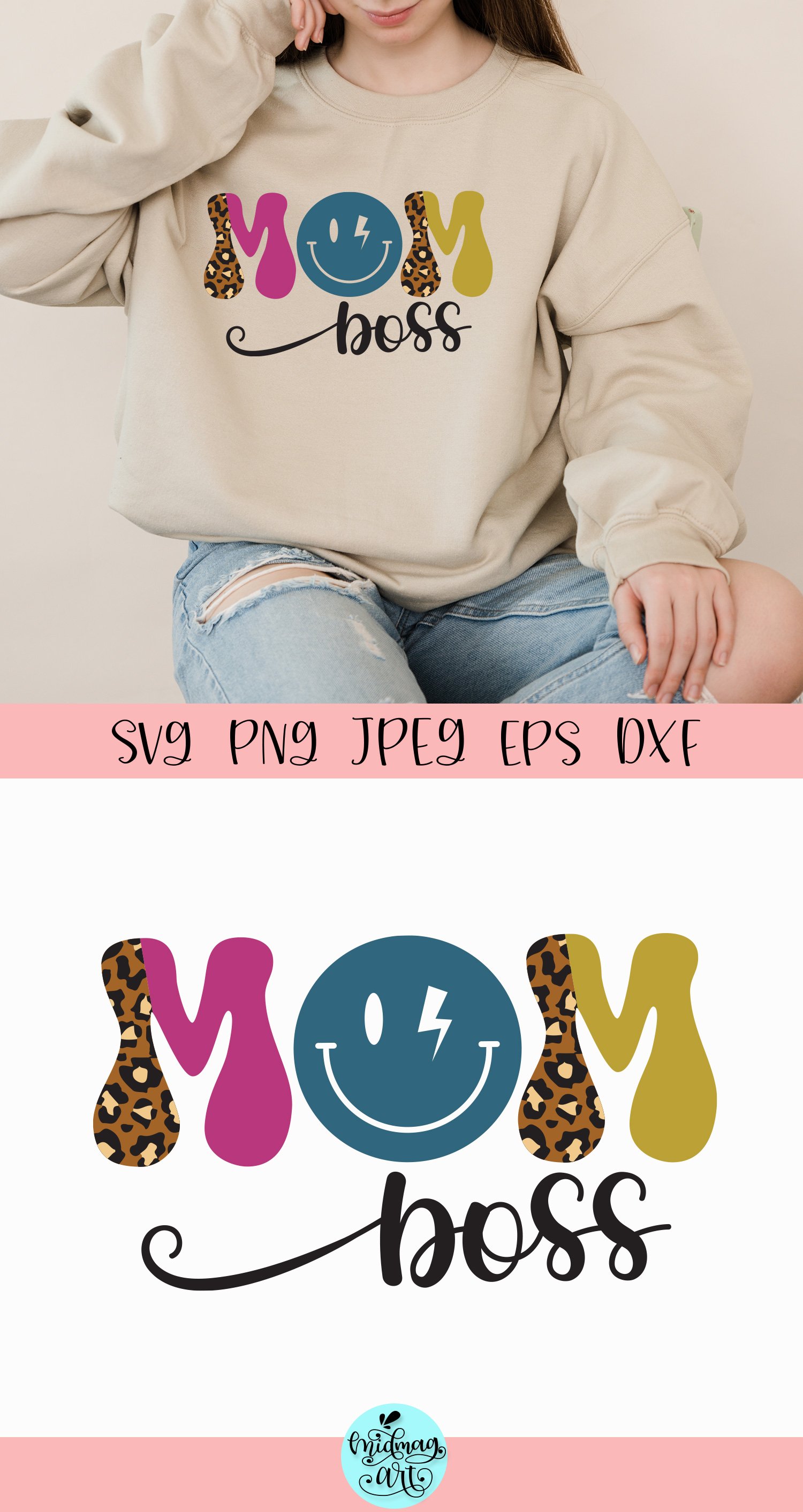 Mom boss svg, mom cut file
