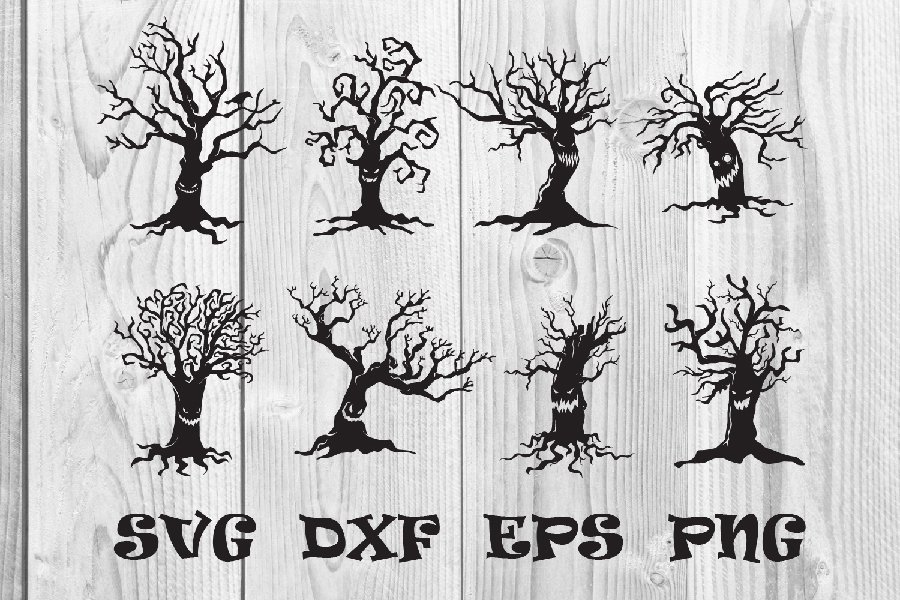 Download Halloween Spooky Tree svg, dxf, png, eps Halloween Spooky Tree svg, dxf, png, eps